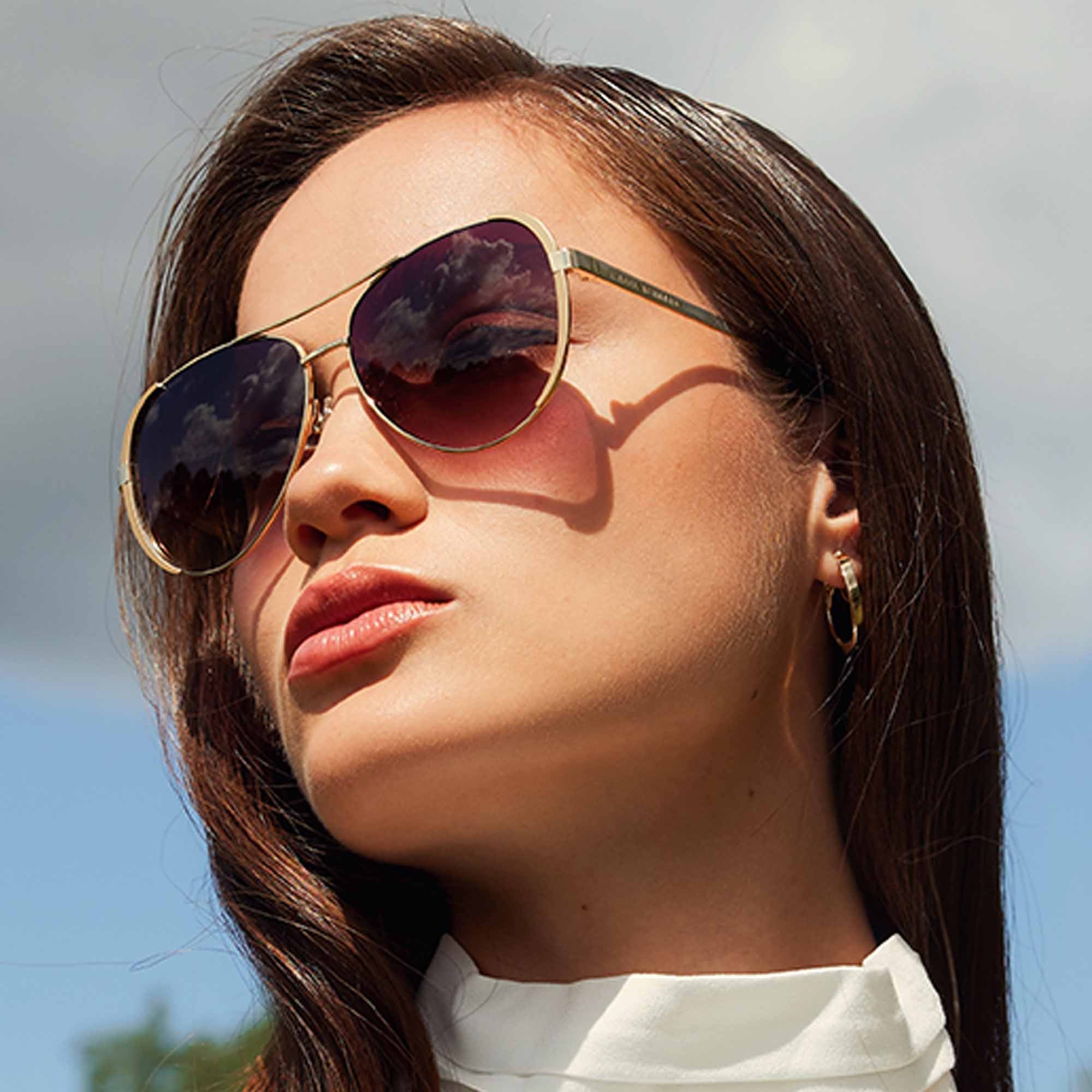 Isabel Bernard La Villette Ruby Goudkleurige Aviator Zonnebril IB400004-15-14 - Image 2