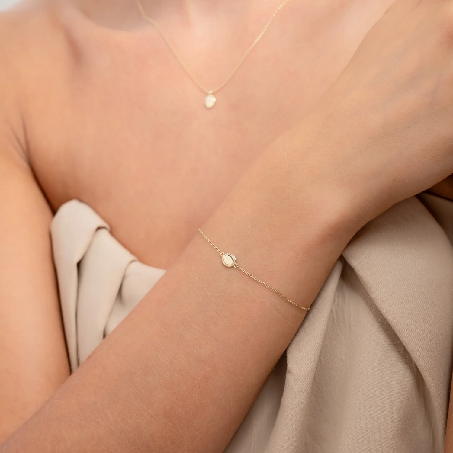 Isabel Bernard Le Marais Adeline 14 Karat Gold Bracelet IB320149 - Image 2