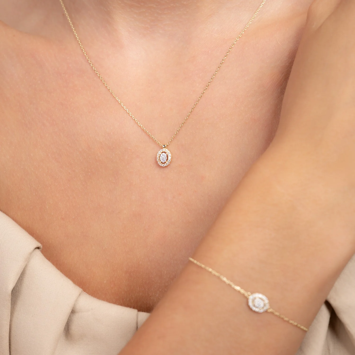 Isabel Bernard Le Marais Anne 14 Karat Gold Necklace IB340175 - Image 2