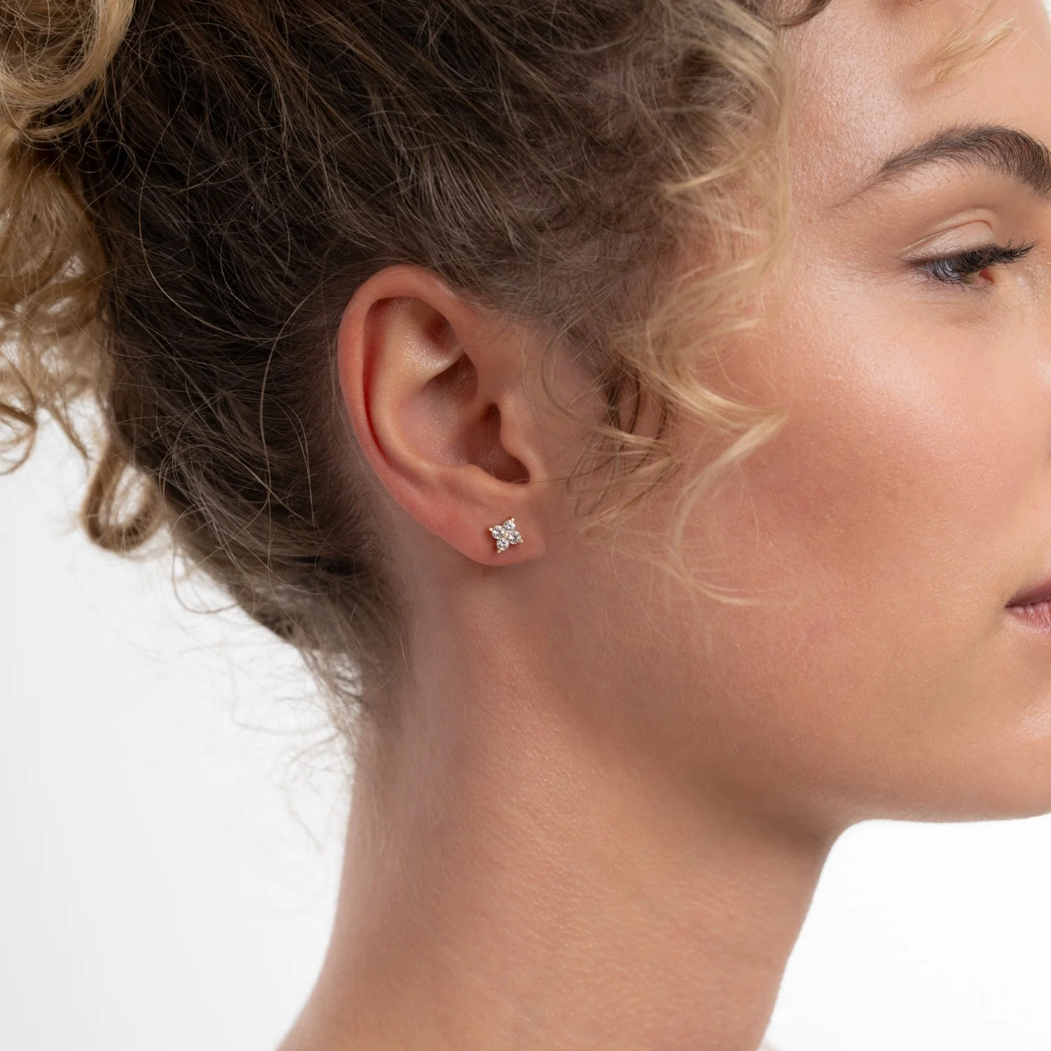 Isabel Bernard Le Marais Audrey 14 Karat Gold Earrings IB360290 - Image 3