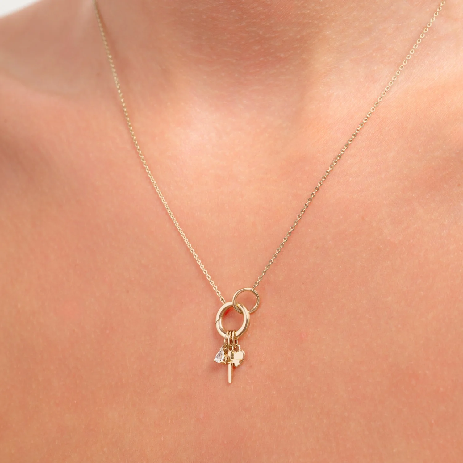 Isabel Bernard Le Marais Heart 14 karat gold charm IB350056 - Image 4