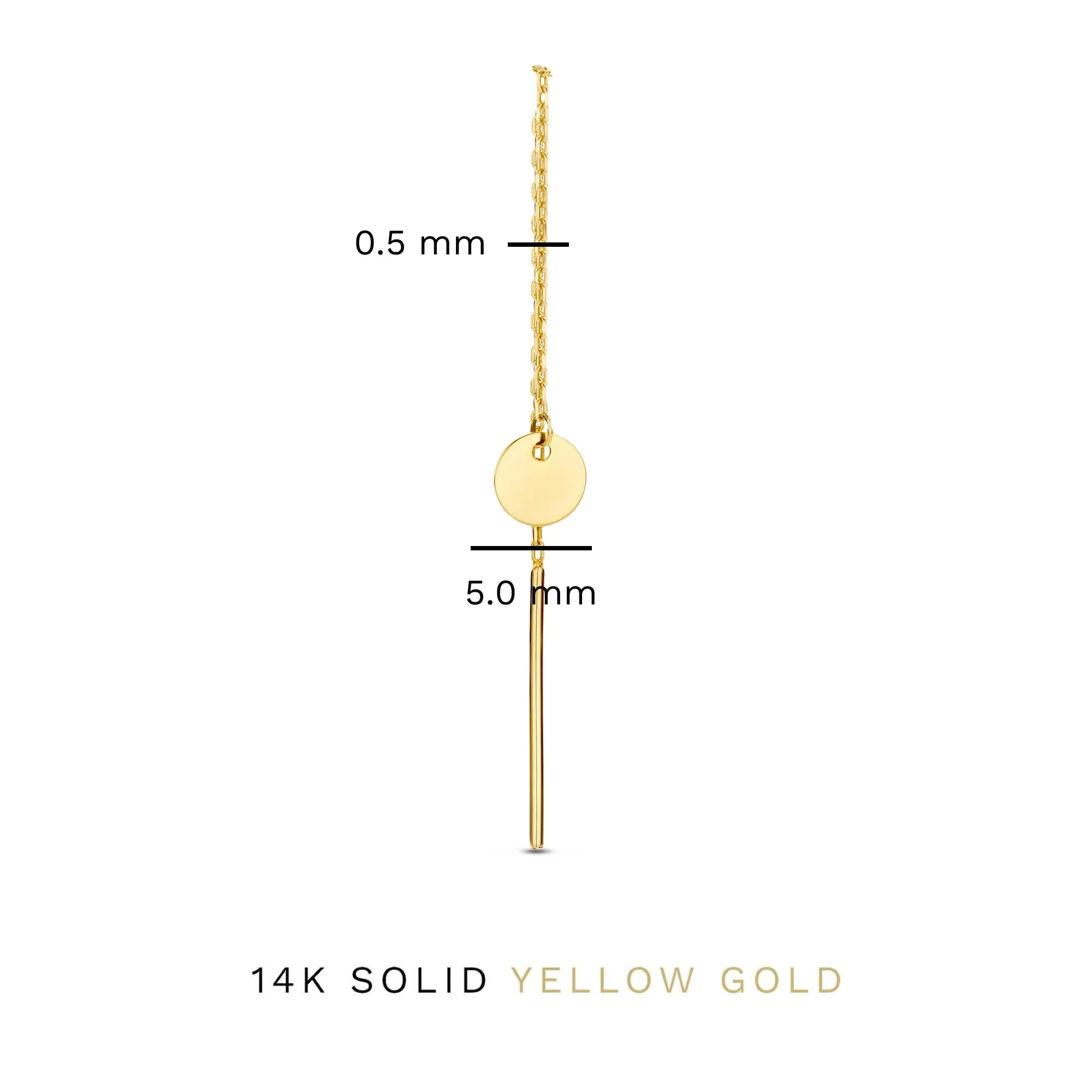 Isabel Bernard Le Marais Jeanne 14 Carat Golden Drop earrings IB360223 - Image 4
