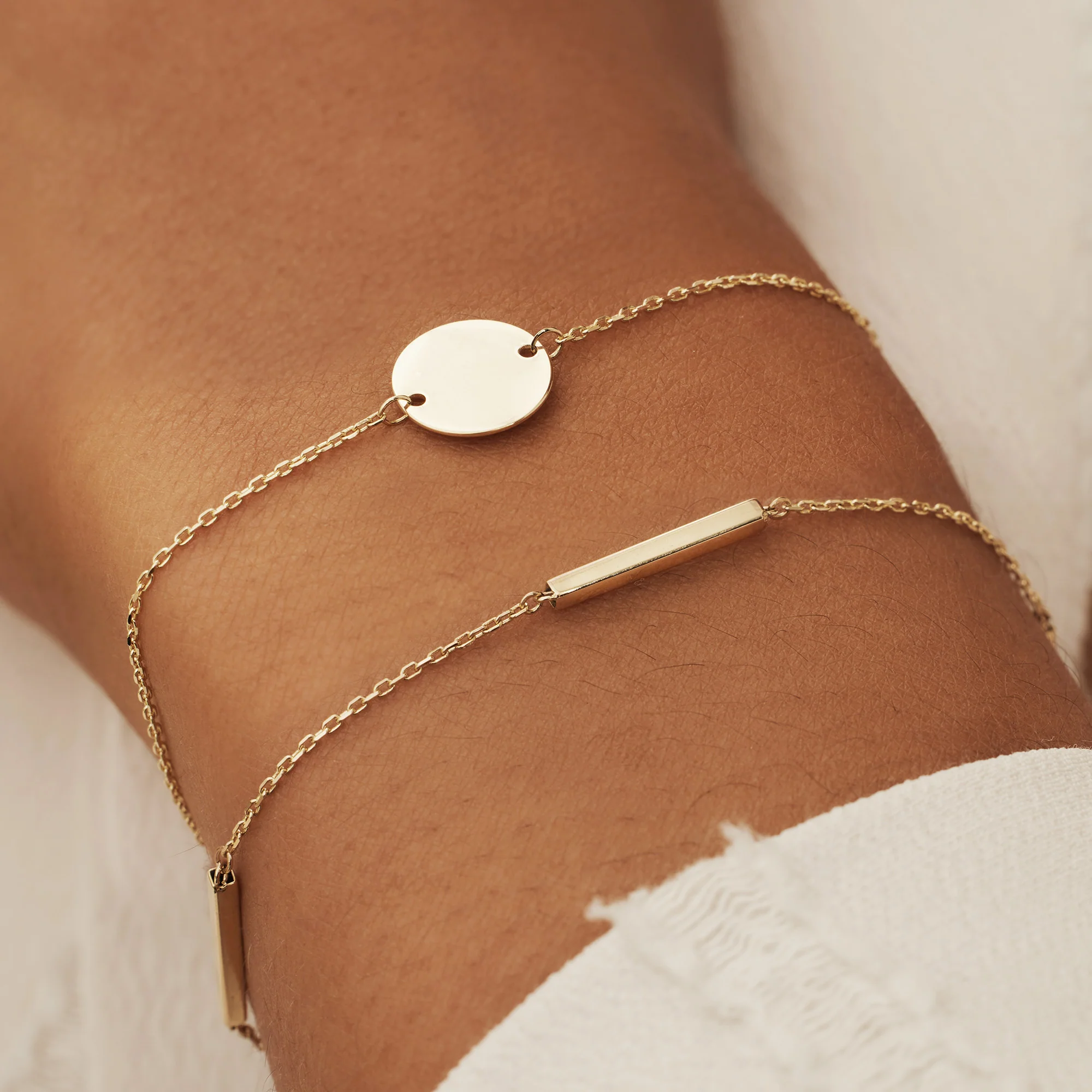 Isabel Bernard Le Marais Jolie 14 Carat Golden Bracelet IB320117 - Image 3