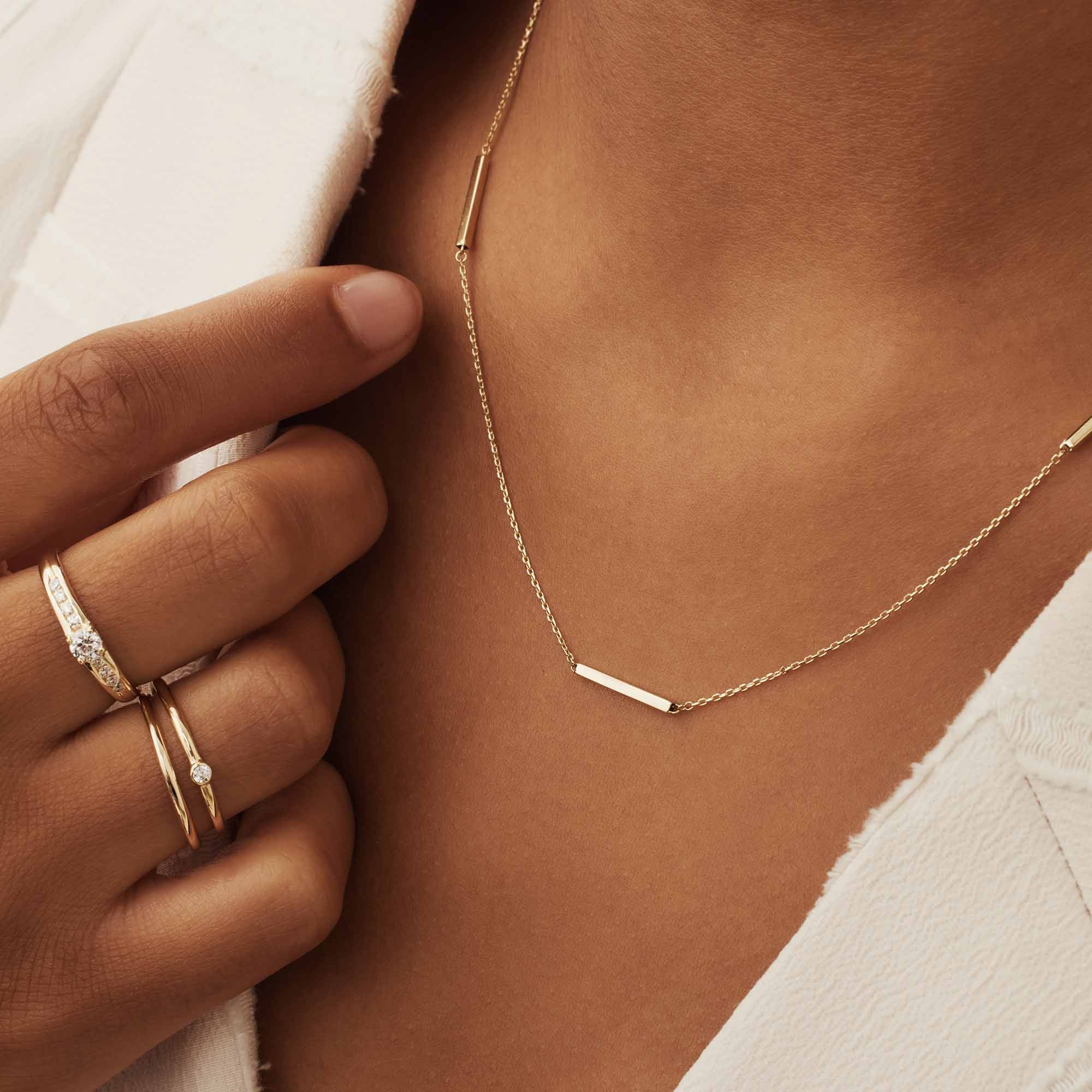 Isabel Bernard Le Marais Jolie 14 Carat Golden Necklace IB340151 - Image 4
