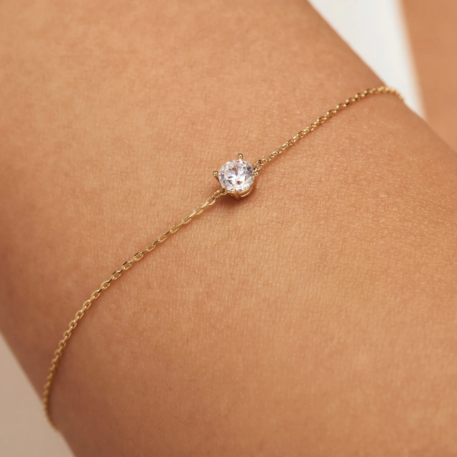 Isabel Bernard Le Marais Loane 14 Carat Golden Bracelet IB320103 (Length: 16.50-18.50 cm) - Image 2