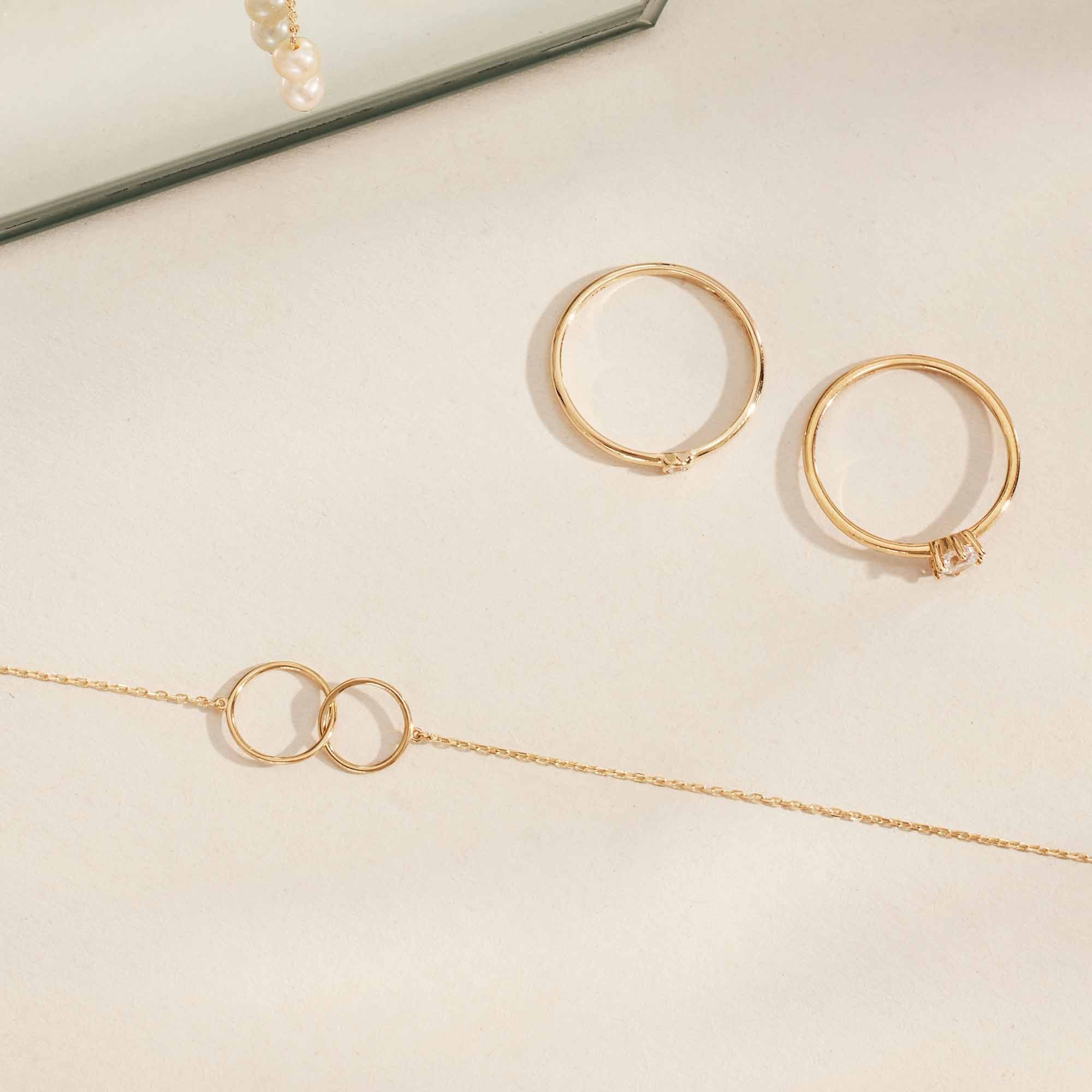 Isabel Bernard Le Marais Loulou 14 Carat Golden Bracelet IB320102 (Length: 18.00 cm) - Image 6
