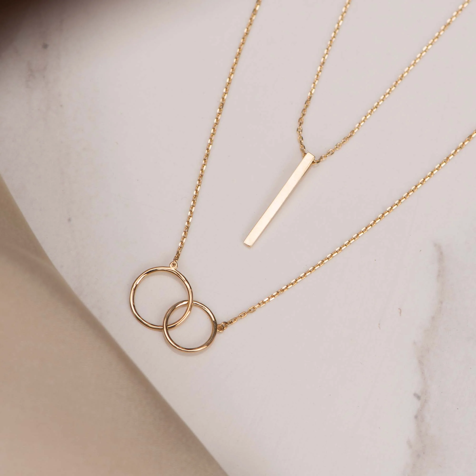 Isabel Bernard Le Marais Loulou 14 Carat Golden Necklace IB340132 (Length: 40.00-44.00 cm) - Image 5