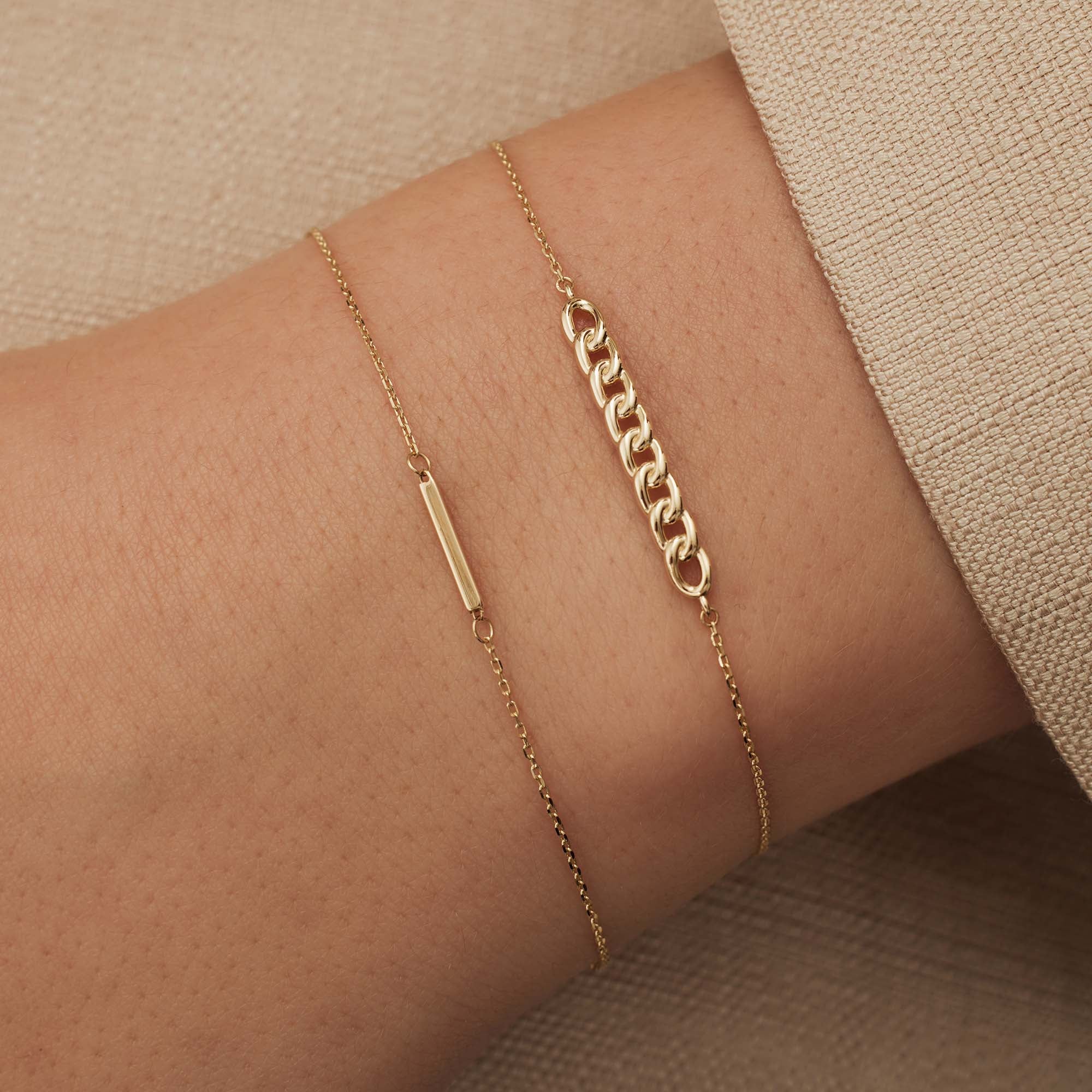 Isabel Bernard Le Marais Rosalie 14 Carat Golden Bracelet IB320130 - Image 2