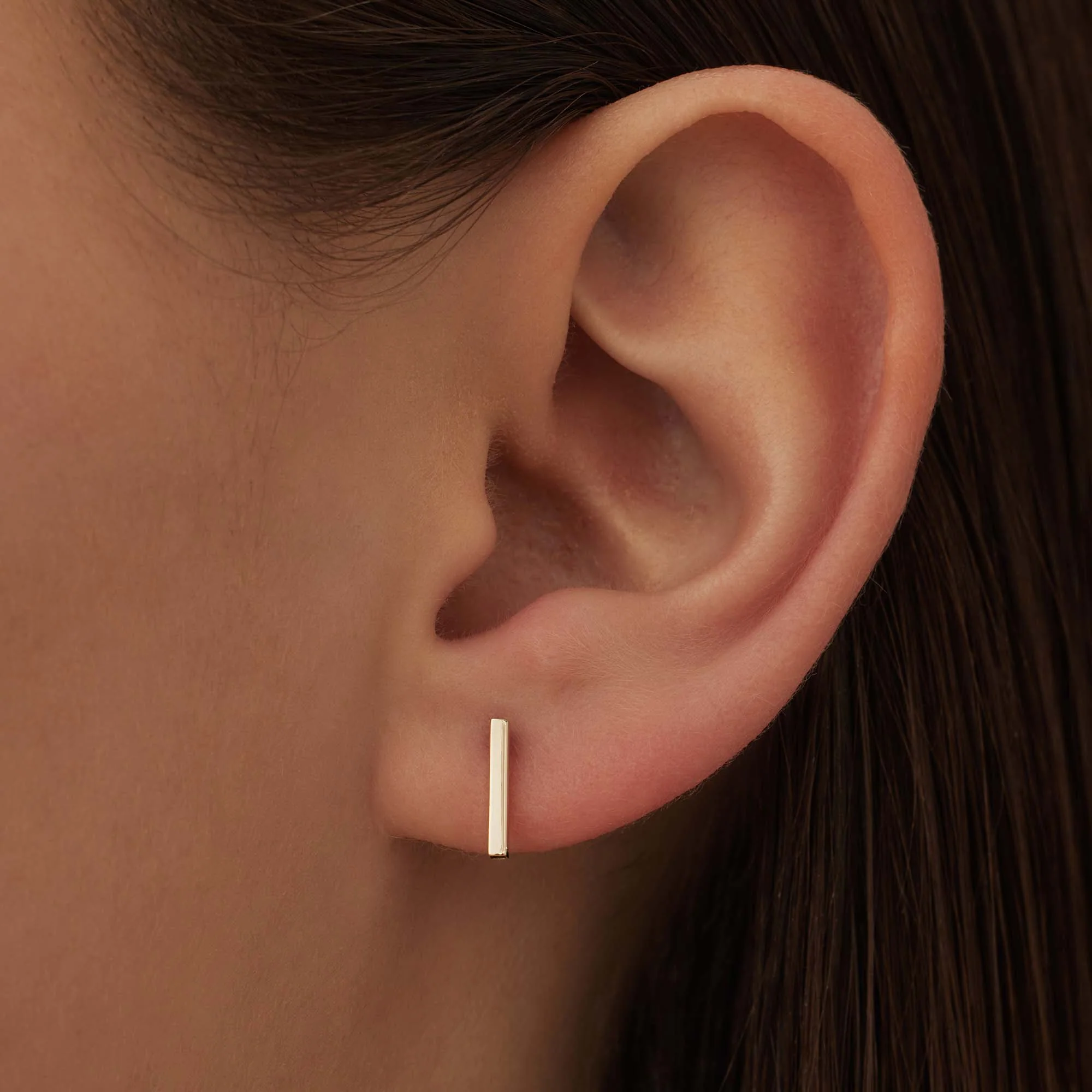 Isabel Bernard Le Marais Rosalie 14 Carat Golden Ear Studs IB360215 - Image 2