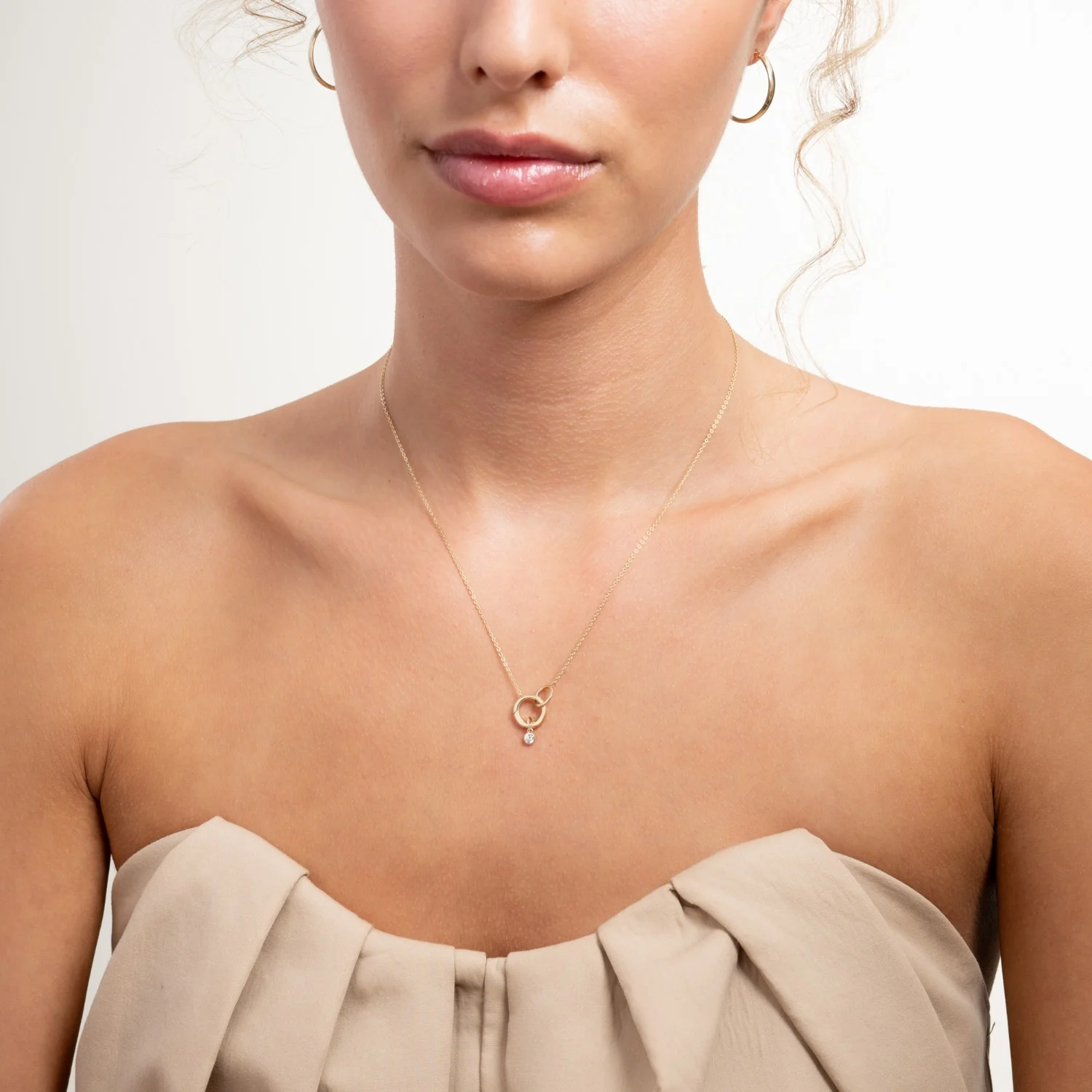 Isabel Bernard Le Marais Round Zirconia 14 karat gold charm IB350060 - Image 3