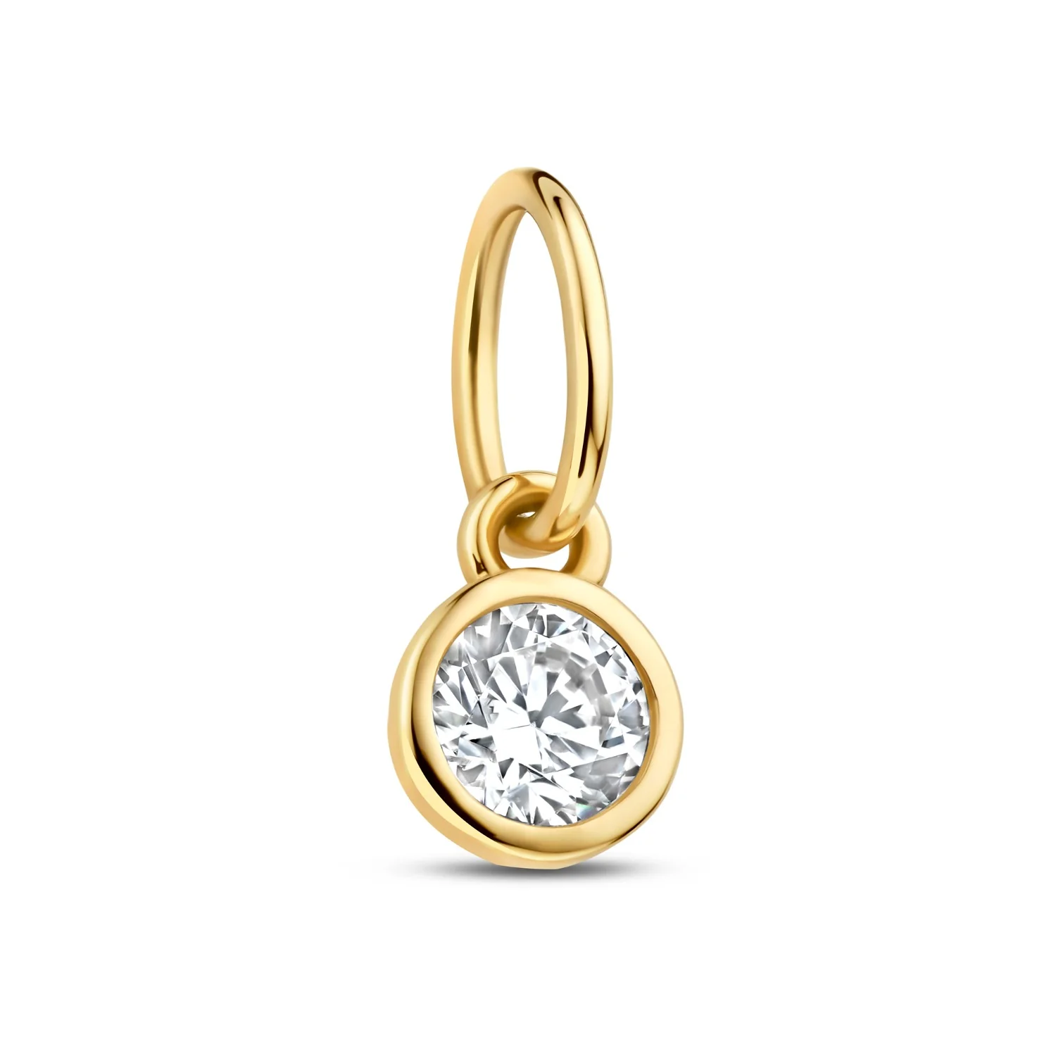 Isabel Bernard Le Marais Round Zirconia 14 karat gold charm IB350060 - Image 6