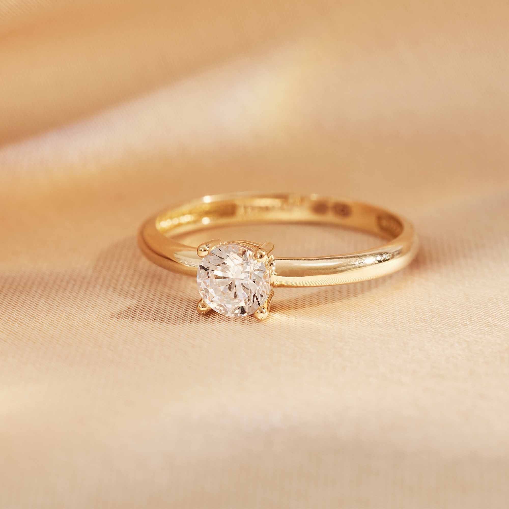 Isabel Bernard Le Marais Soleil 14 Carat Gold Ring IB330068-50 (size: 50) - Image 4