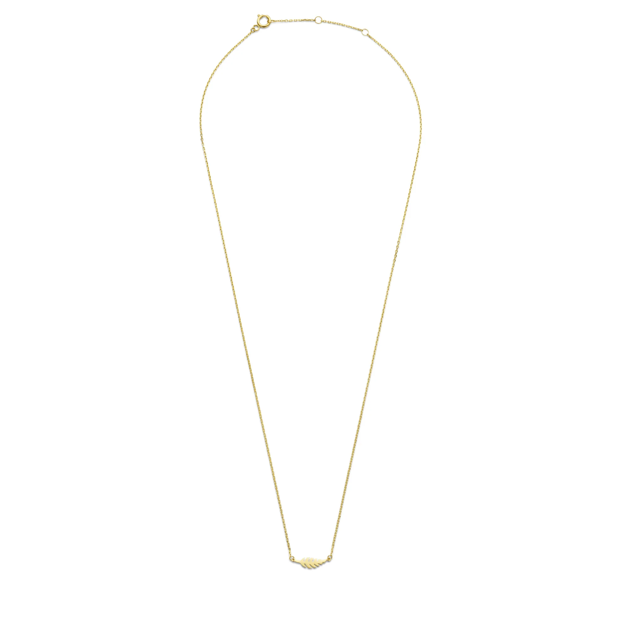 Isabel Bernard Monceau Giselle 14 Carat Golden Necklace IB340102 - Image 5