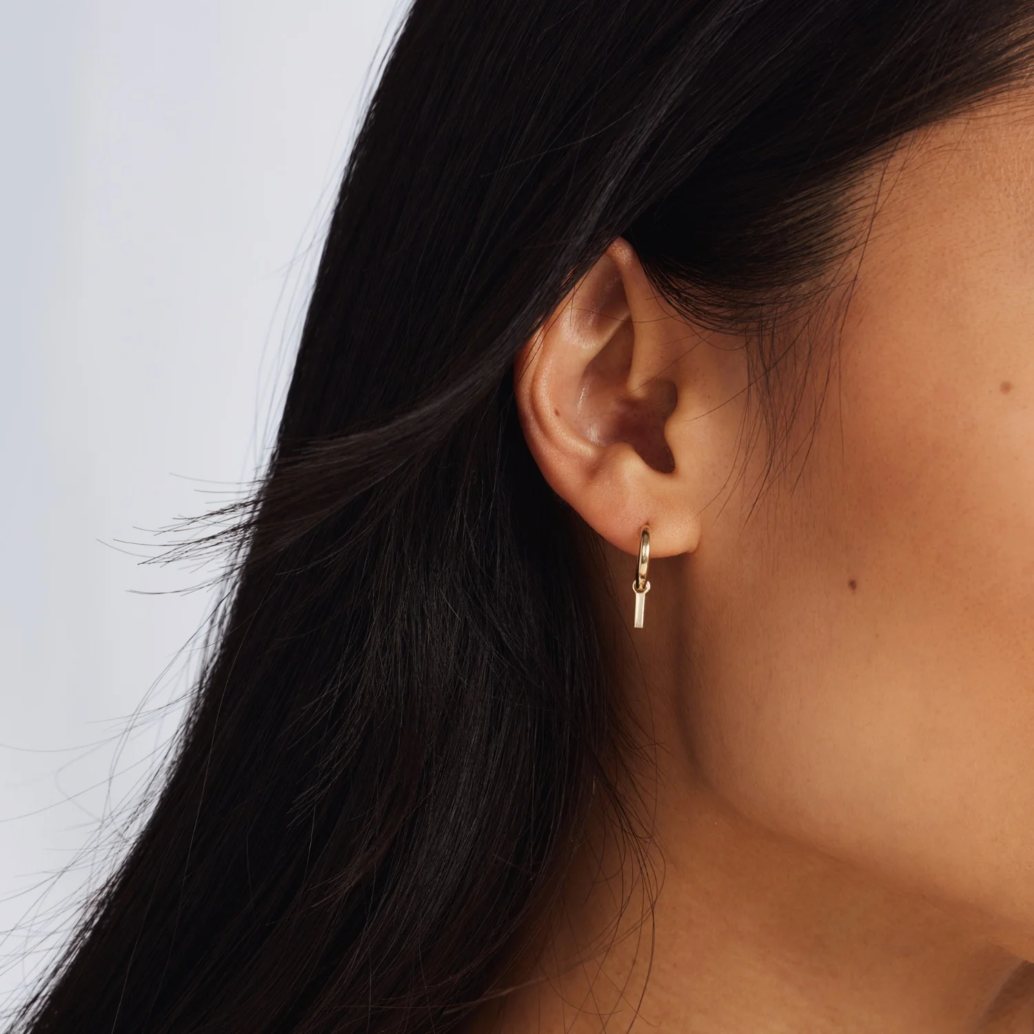Isabel Bernard Monceau Josephine 14 Carat Golden Hoop Earrings IB360152 - Image 4