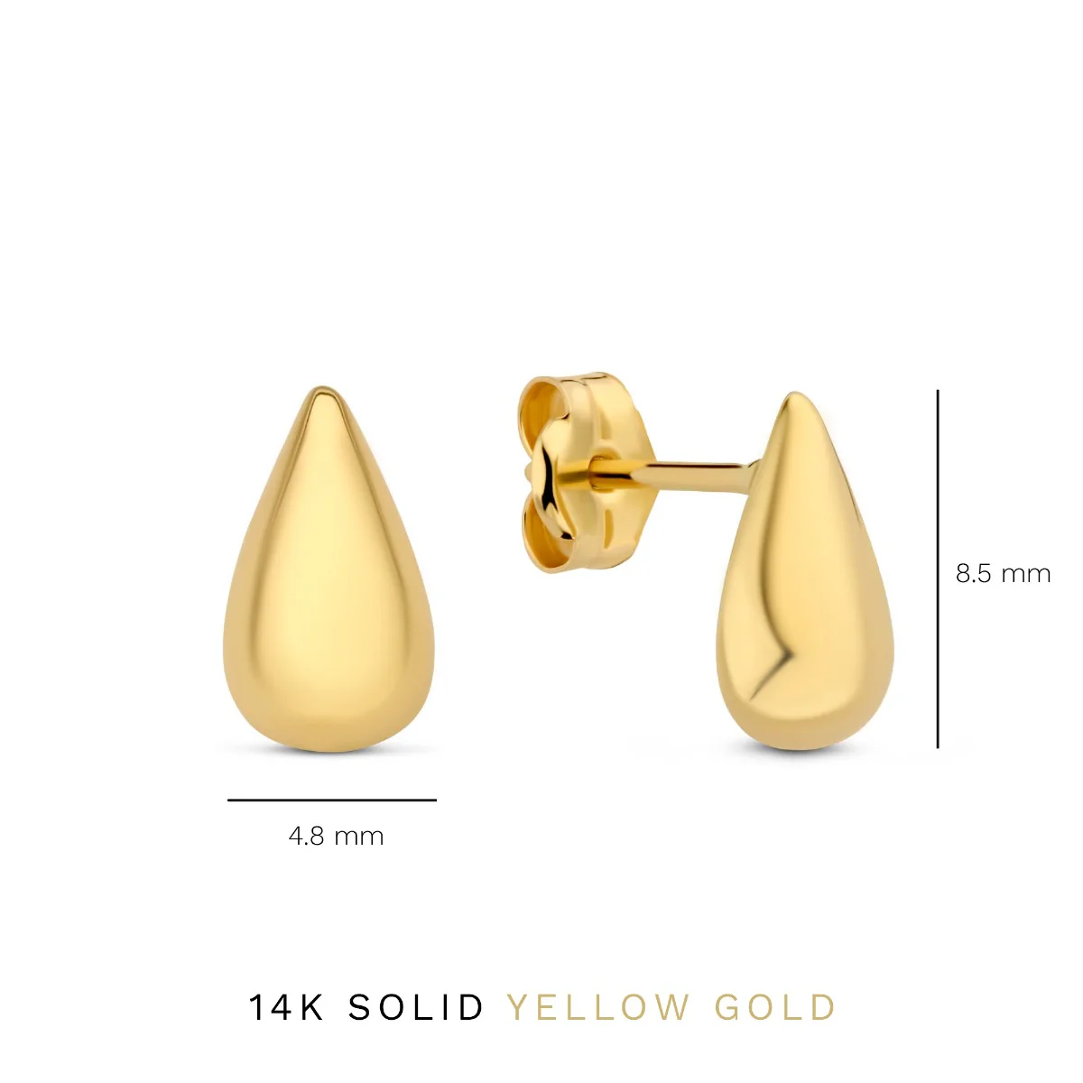 Isabel Bernard Monceau Séraphine 14 Karat Gold Teardrop Earrings IB360270 - Image 4