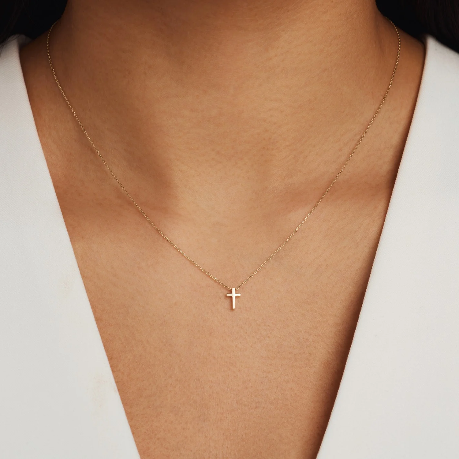 Isabel Bernard Monceau Solange 14 Carat Golden Necklace IB340087 - Image 3