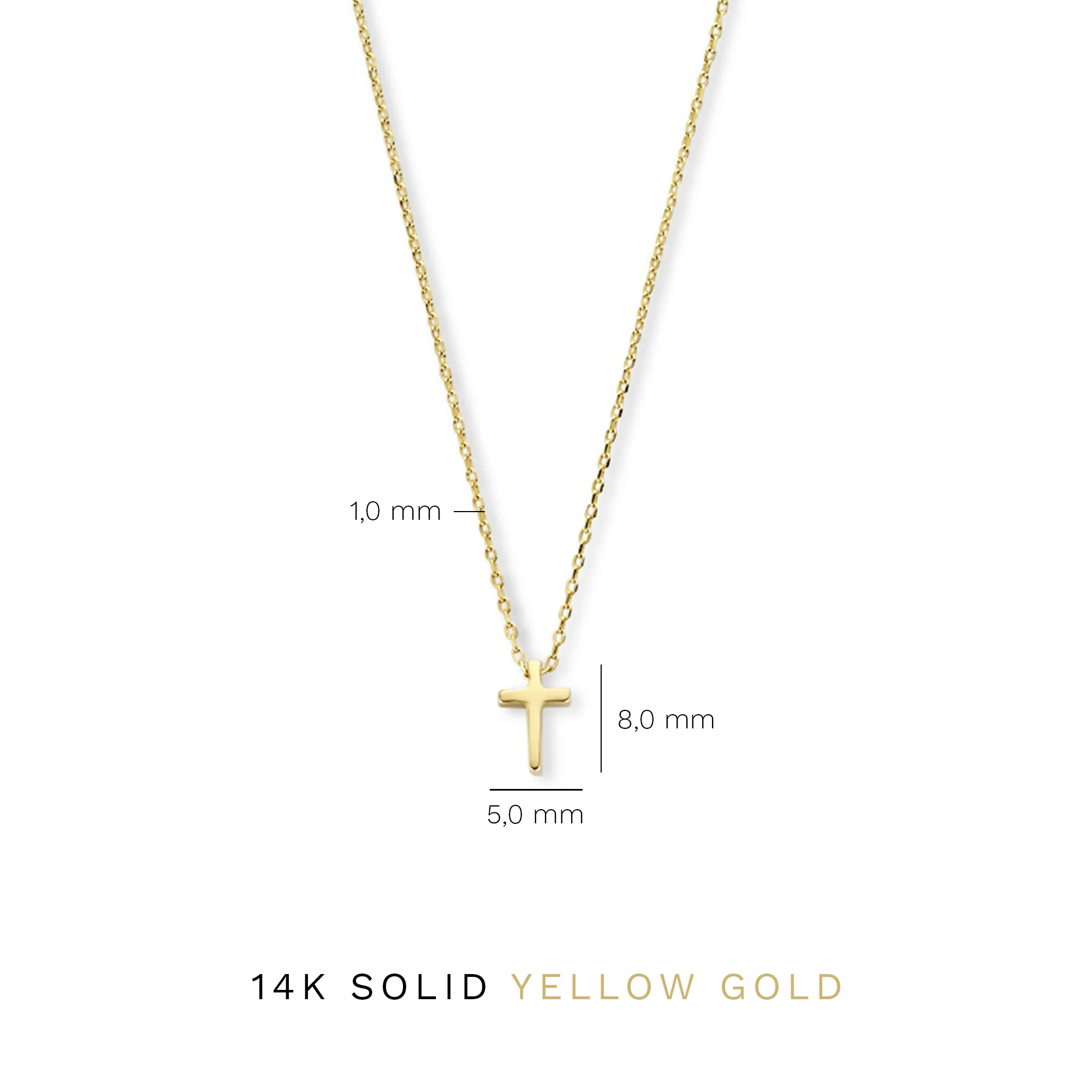 Isabel Bernard Monceau Solange 14 Carat Golden Necklace IB340087 - Image 8
