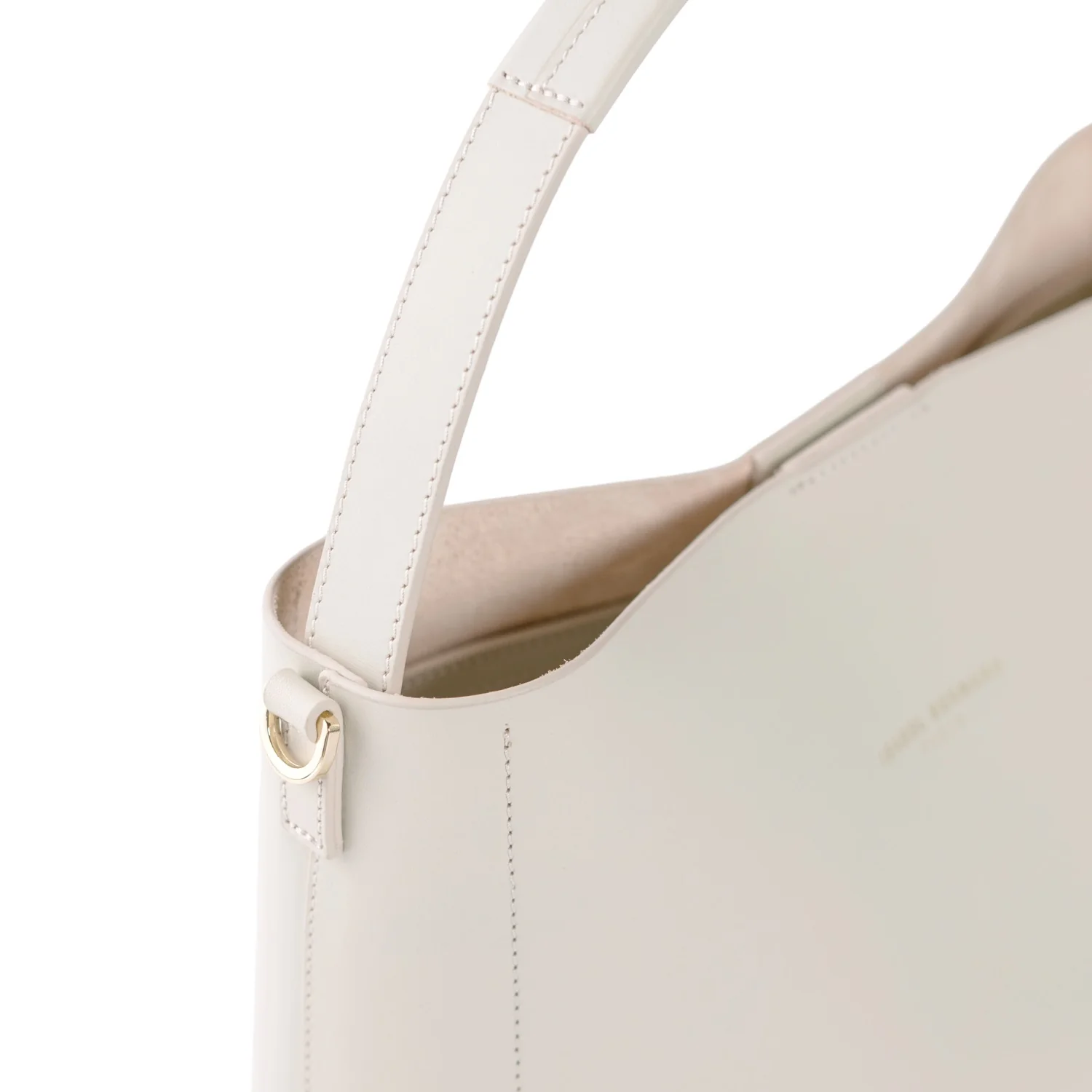Isabel Bernard Montmartre Béatrice creme vegetable tanned leather handbag IB25095-370 - Image 6