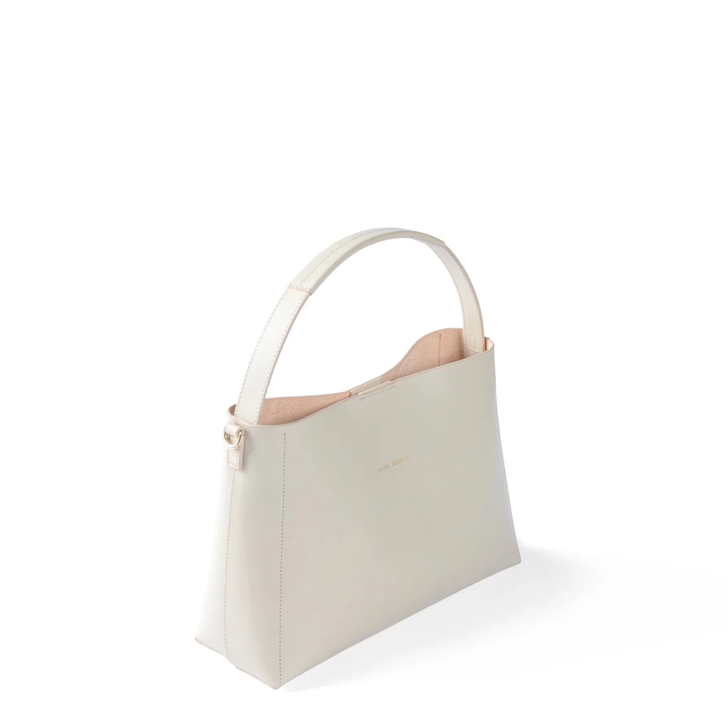 Isabel Bernard Montmartre Béatrice creme vegetable tanned leather handbag IB25095-370 - Image 8