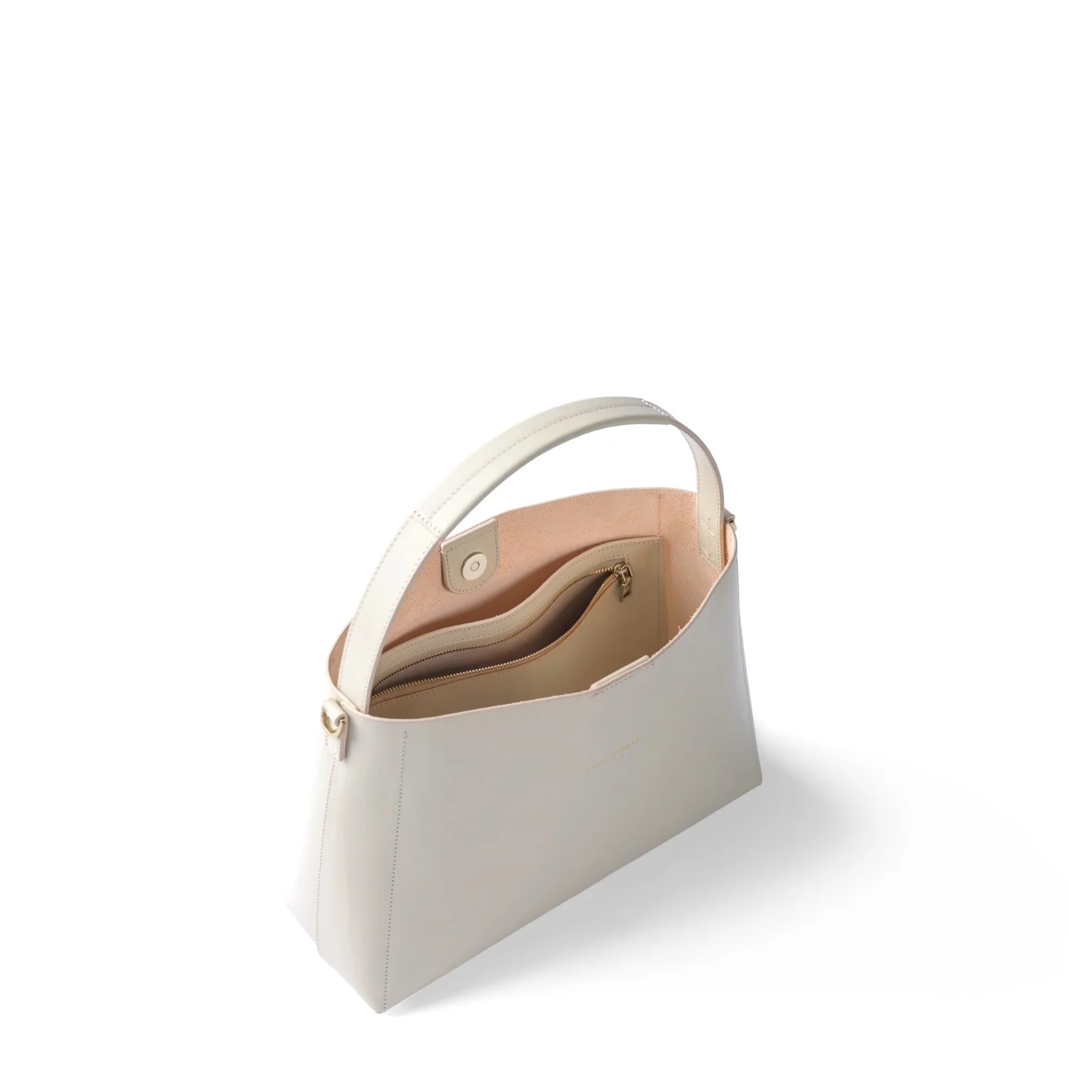 Isabel Bernard Montmartre Béatrice creme vegetable tanned leather handbag IB25095-370 - Image 9