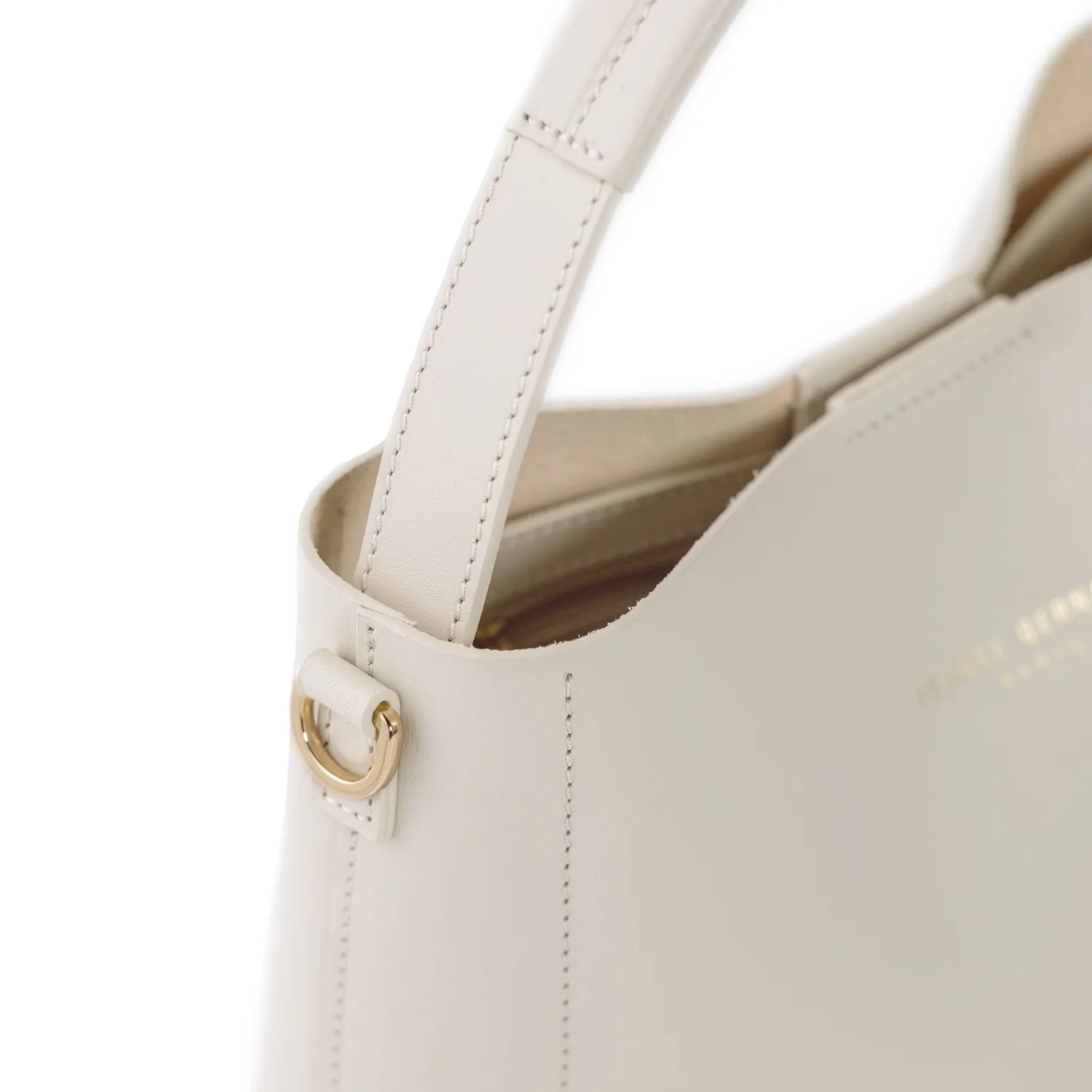 Isabel Bernard Montmartre Béatrice Midi creme vegetable tanned leather handbag IB25094-370 - Image 6