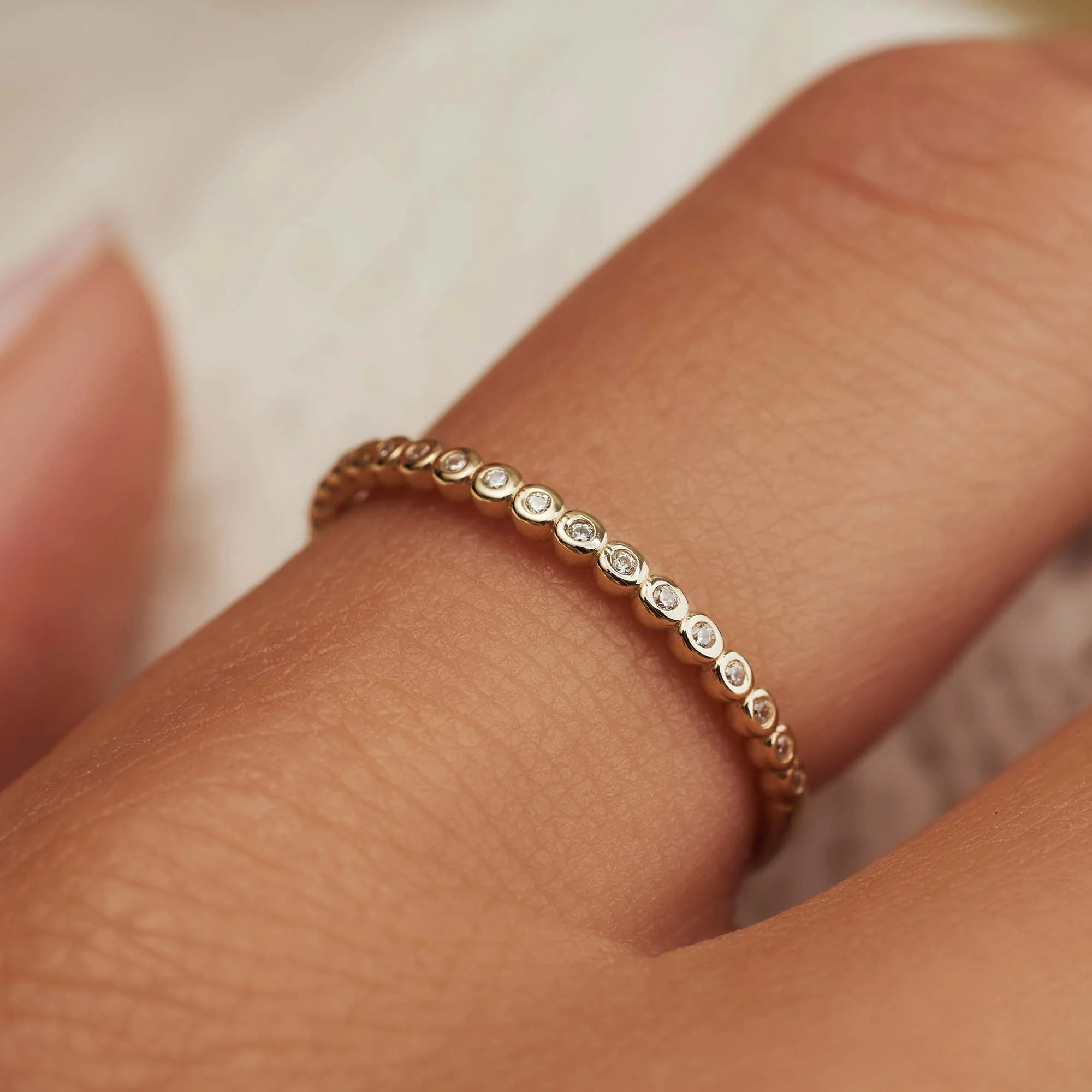 Isabel Bernard Rivoli Aélys 14 Carat Gold Ring IB330070-52 (size: 52) - Image 2