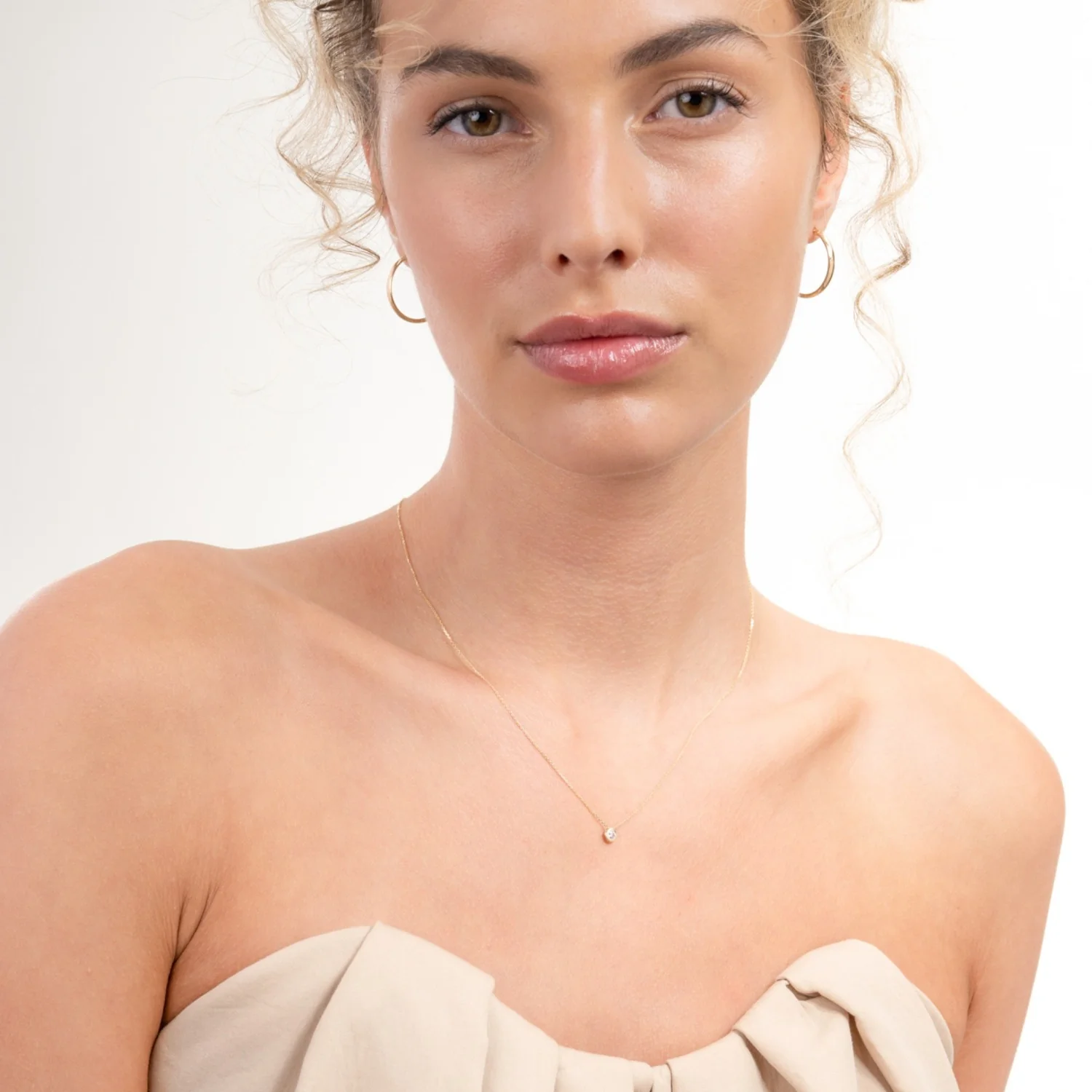 Isabel Bernard Rivoli Aélys 14 Carat Golden Necklace IB340137 (Length: 40.00-42.00 cm) - Image 4