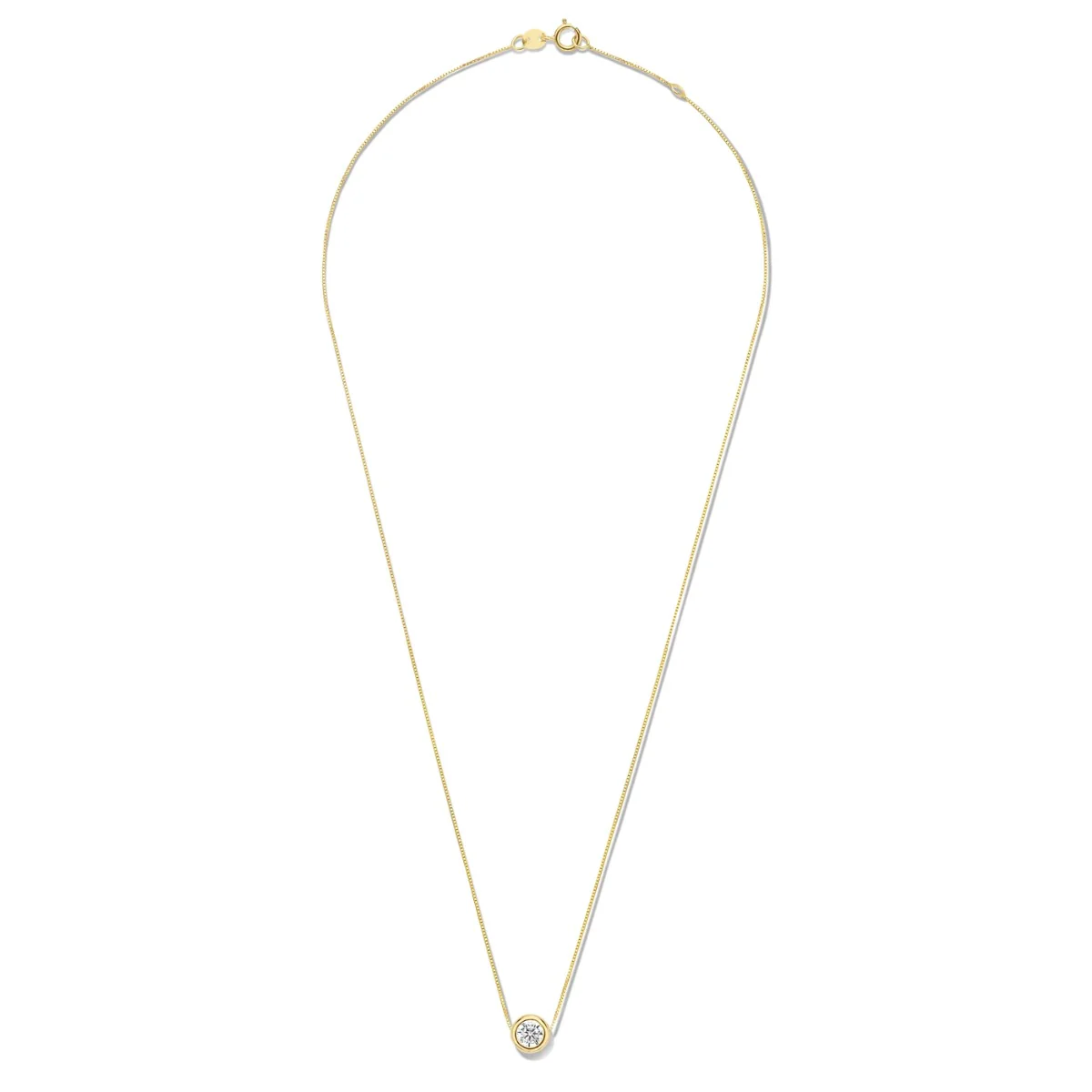 Isabel Bernard Rivoli Aélys 14 Carat Golden Necklace IB340137 (Length: 40.00-42.00 cm) - Image 6