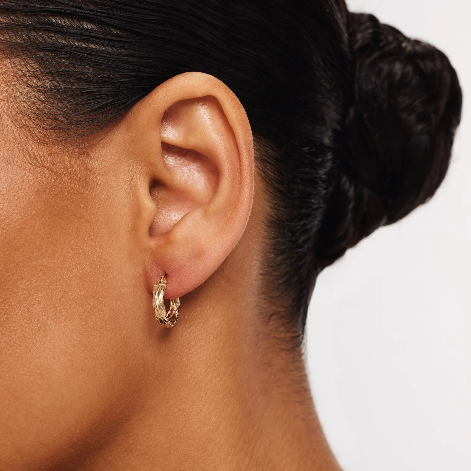 Isabel Bernard Rivoli Aurelle 14 karat gold hoop earrings IB360278 - Image 3