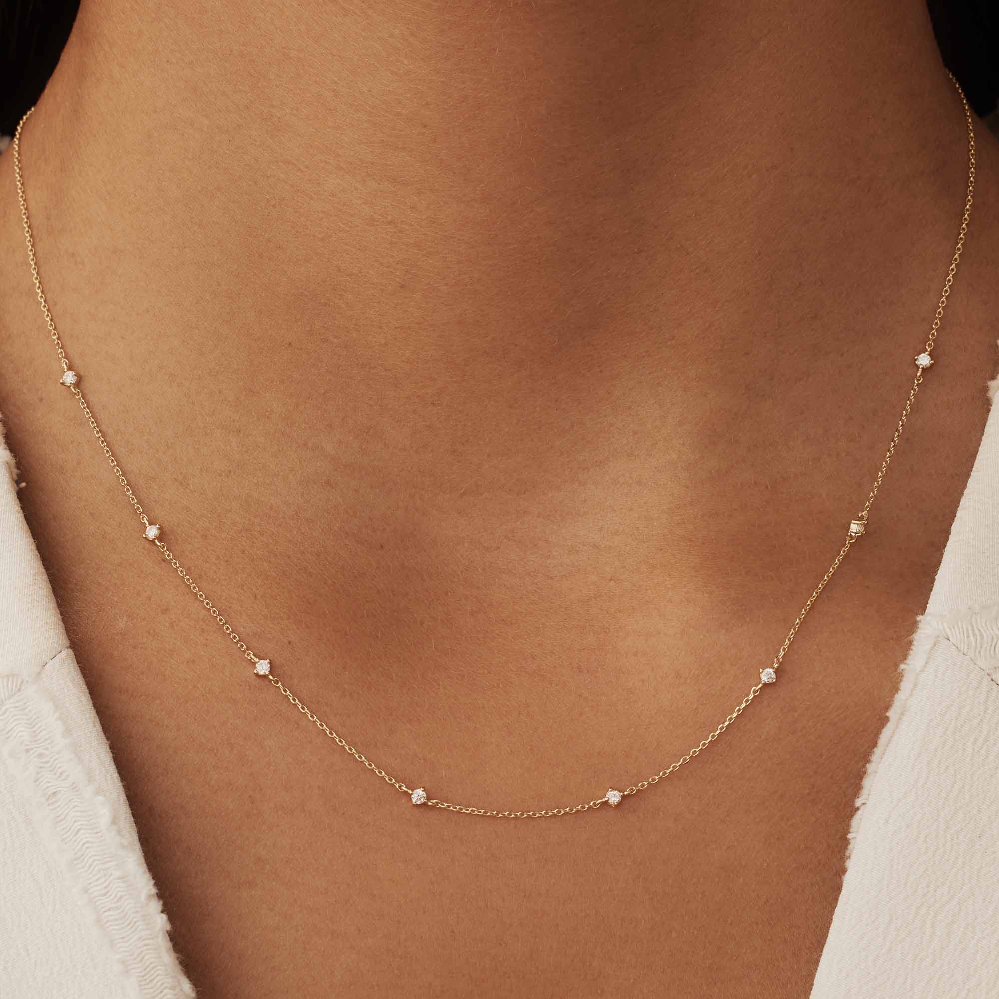 Isabel Bernard Rivoli Esmée 14 Carat Golden Necklace IB340123 - Image 2
