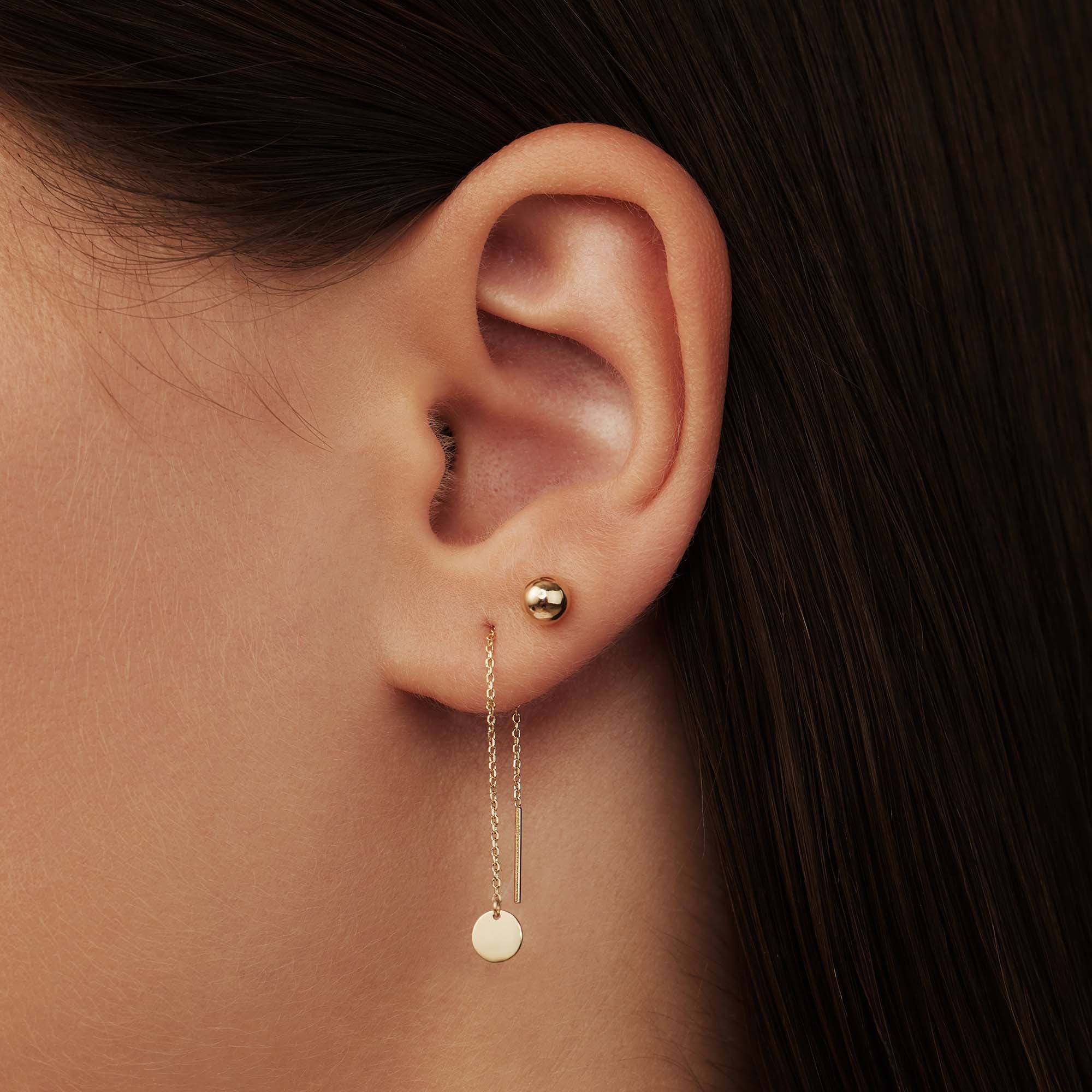 Isabel Bernard Rivoli Finou 14 Carat Golden Earstuds IB360192 - Image 2