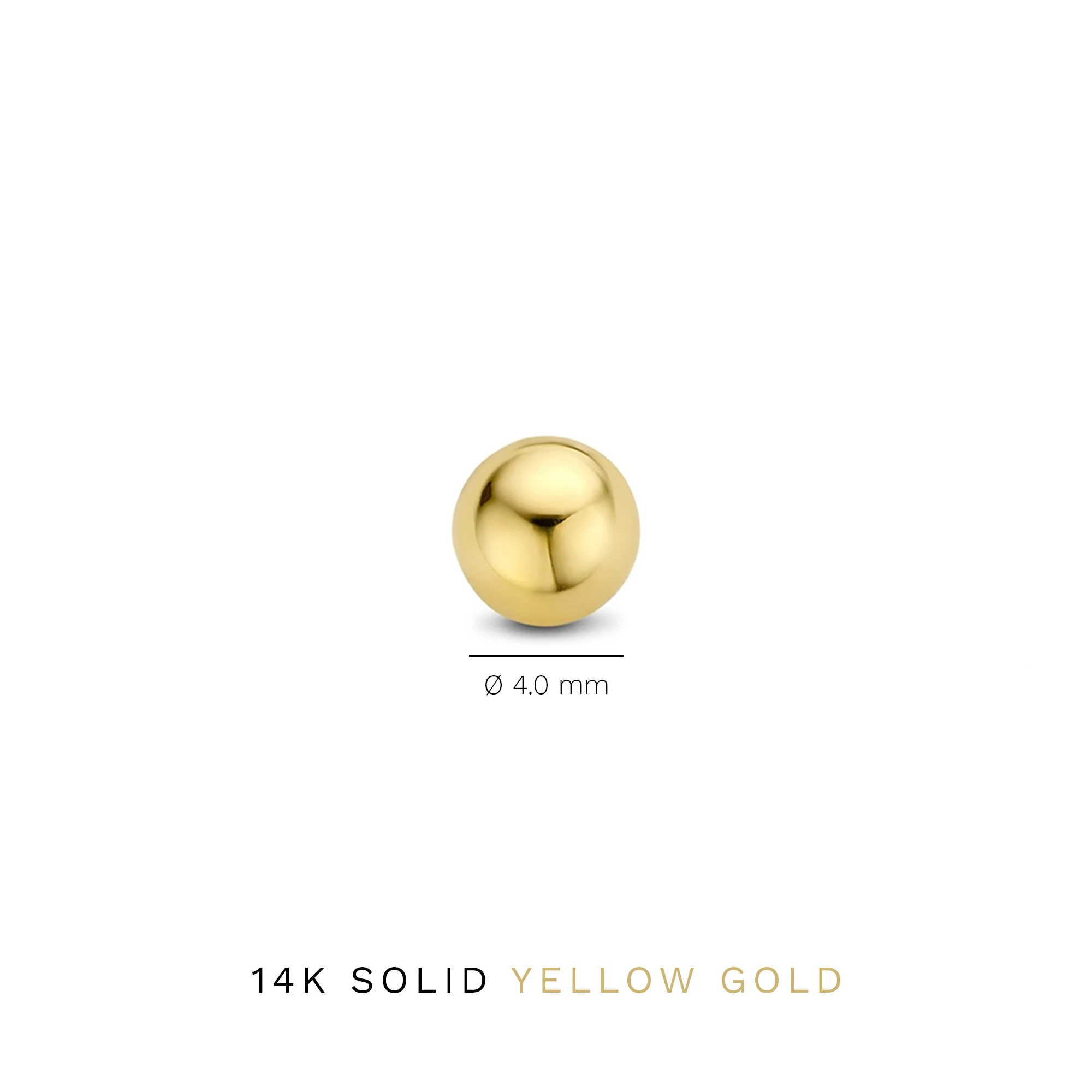 Isabel Bernard Rivoli Finou 14 Carat Golden Earstuds IB360192 - Image 4