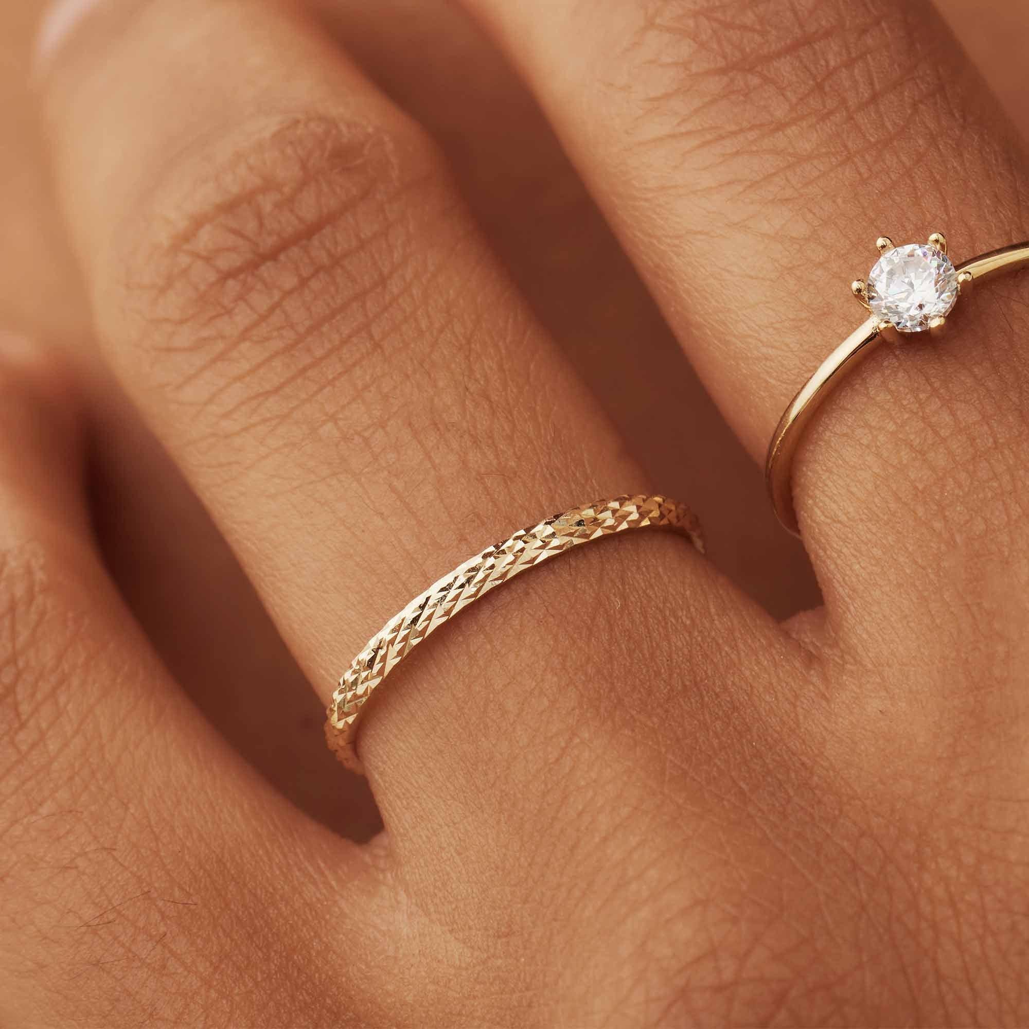 Isabel Bernard Rivoli Laura 14 Carat Gold Ring IB330064-60 - Image 2