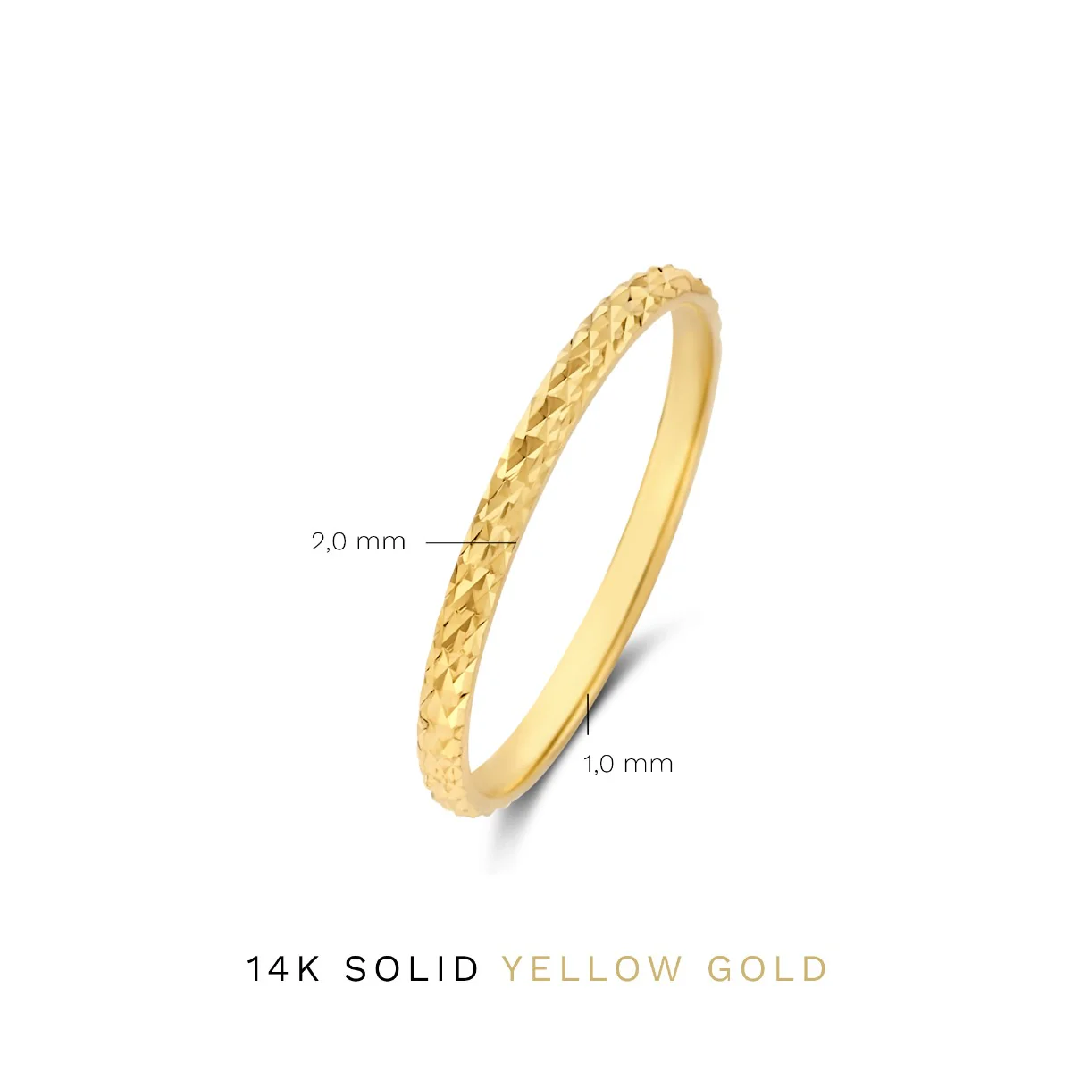 Isabel Bernard Rivoli Laura 14 Carat Gold Ring IB330064-60 - Image 7
