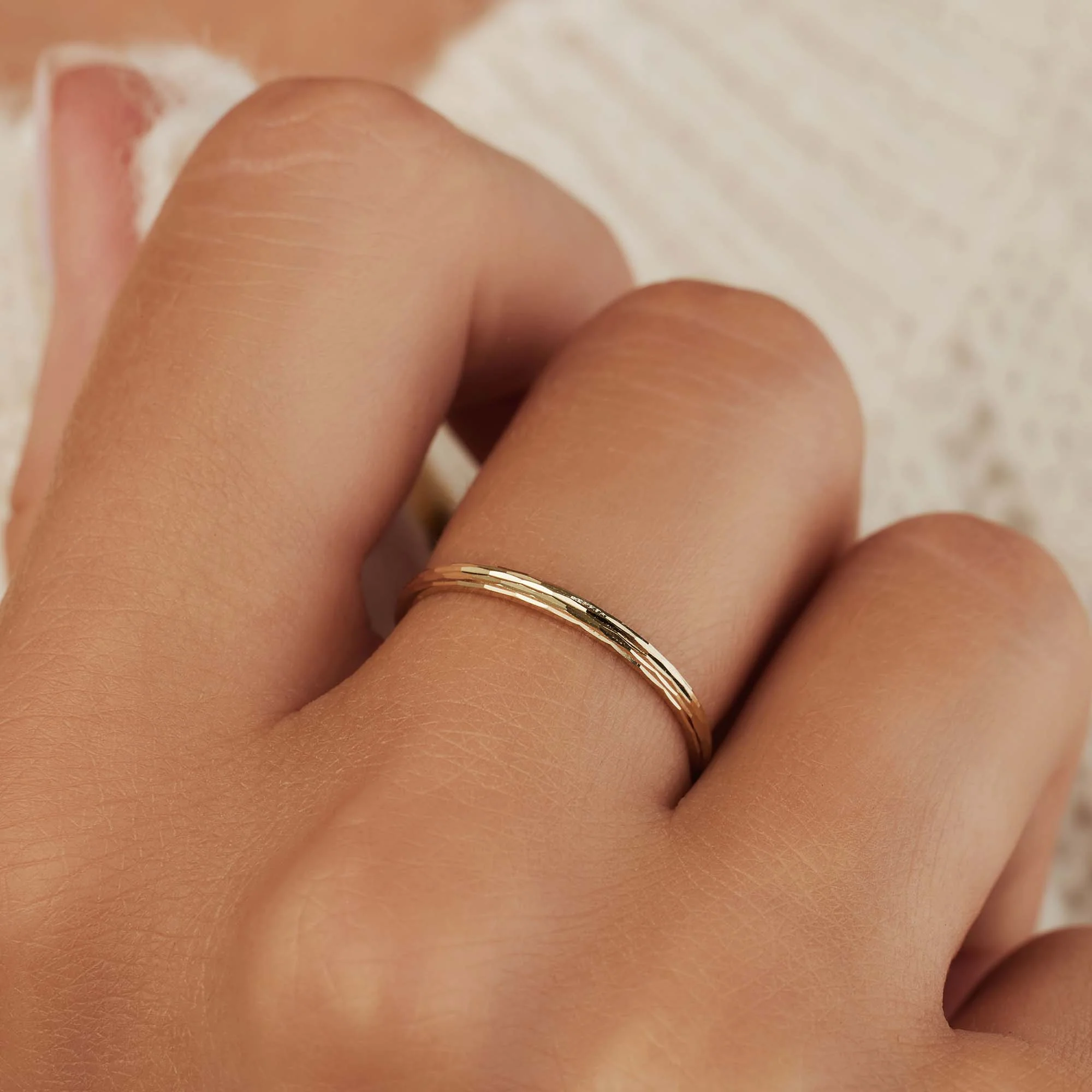 Isabel Bernard Rivoli Laura 14 Carat Gold Ring IB330065-60 - Image 3