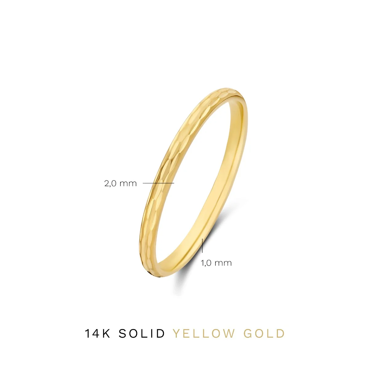Isabel Bernard Rivoli Laura 14 Carat Gold Ring IB330065-60 - Image 7