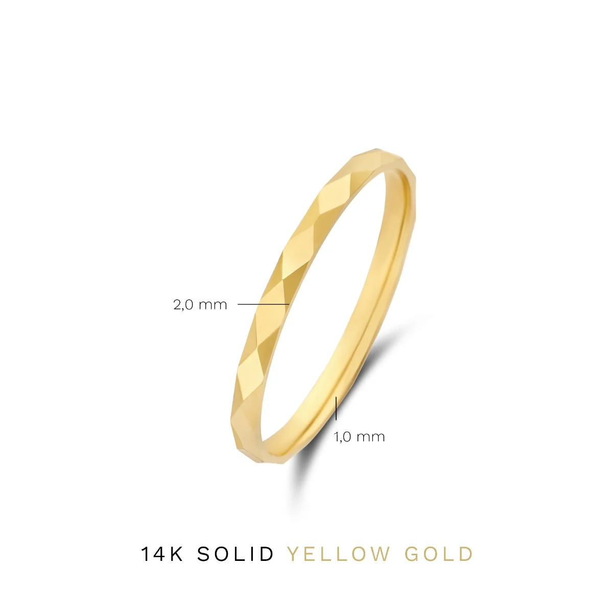 Isabel Bernard Rivoli Laura 14 Carat Gold Ring IB330066-60 - Image 5