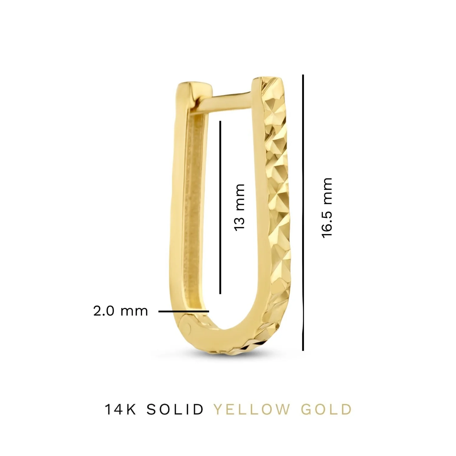 Isabel Bernard Rivoli Laura 14 Carat Golden Drop earrings IB360240 - Image 4
