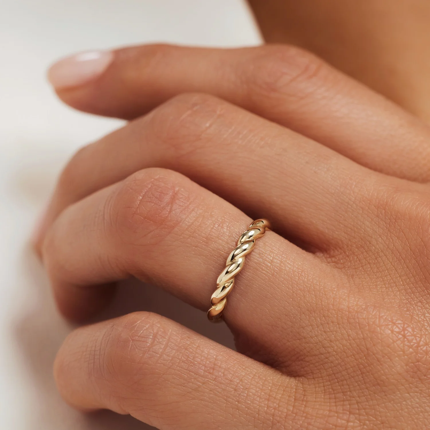 Isabel Bernard Rivoli Laurance 14 Karaat Gouden Ring IB330098-48 - Image 2
