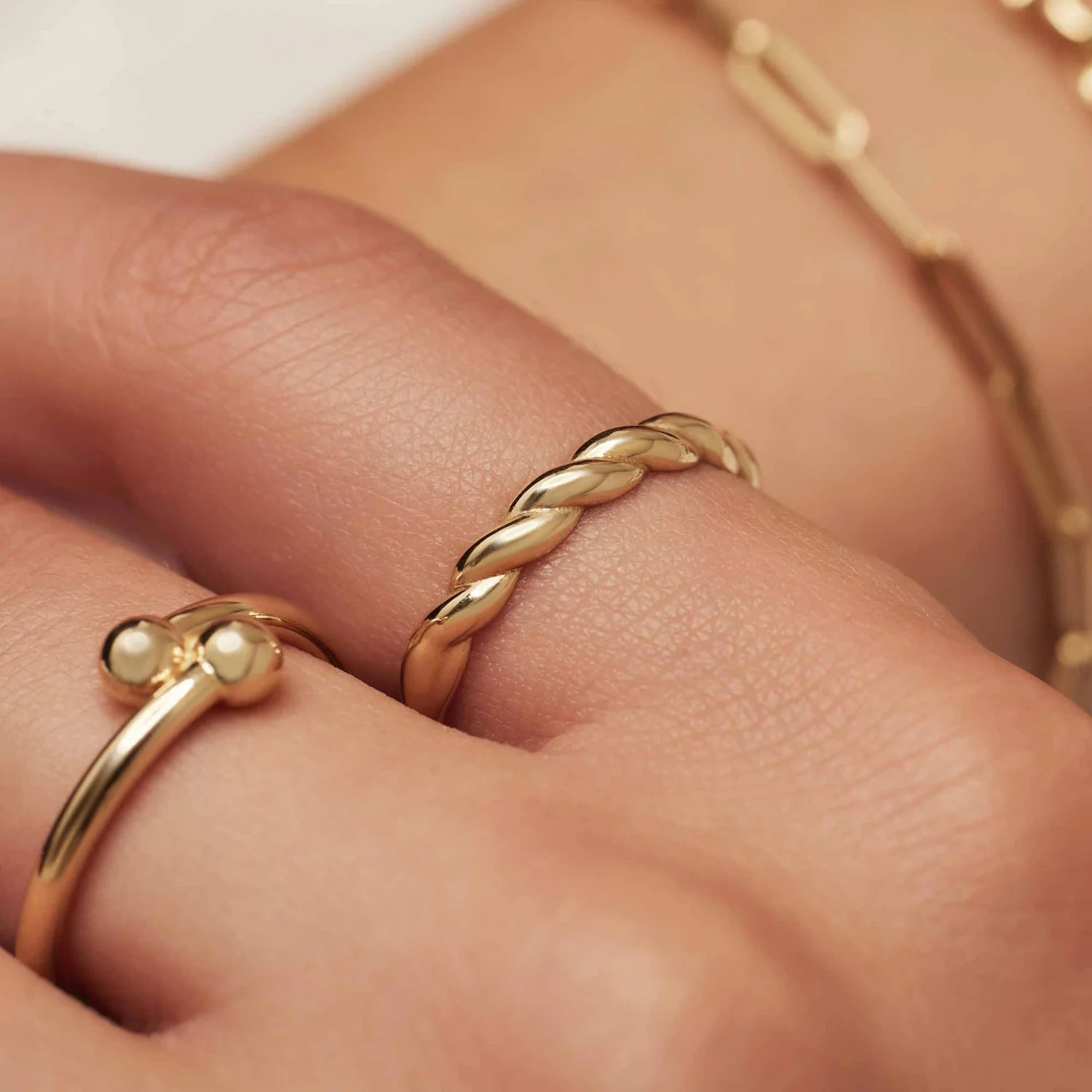 Isabel Bernard Rivoli Laurance 14 Karaat Gouden Ring IB330098-48 - Image 3