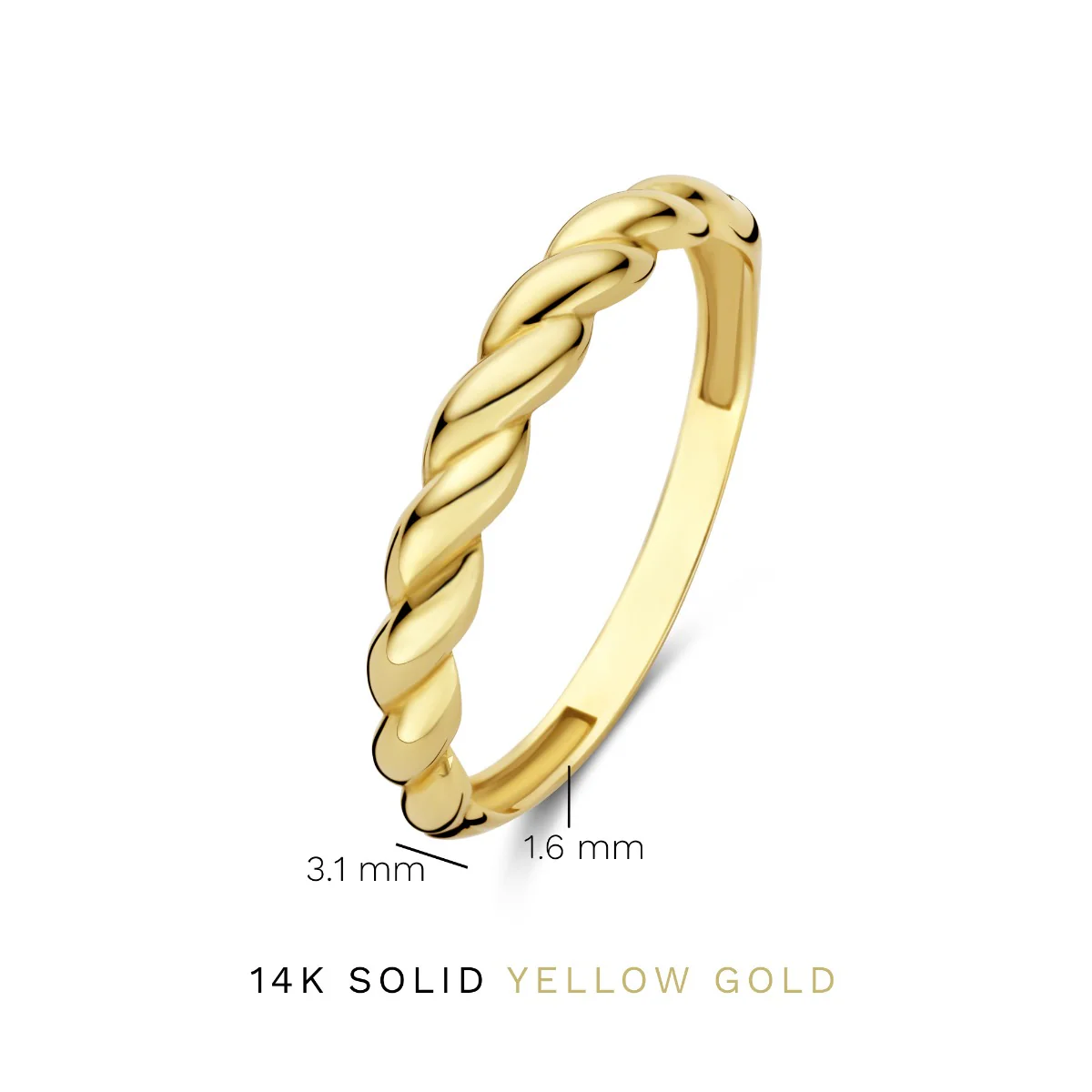 Isabel Bernard Rivoli Laurance 14 Karaat Gouden Ring IB330098-48 - Image 5