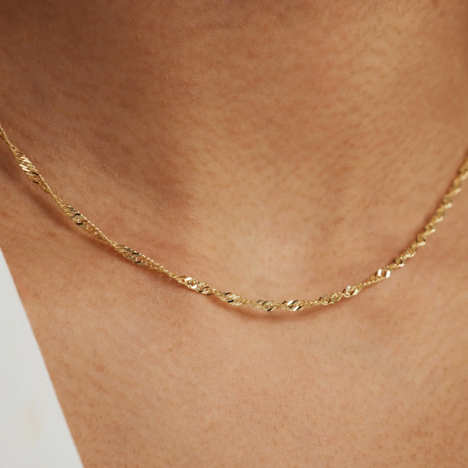 Isabel Bernard Rivoli Lilou 14 Carat Golden Necklace IB340113 - Image 2