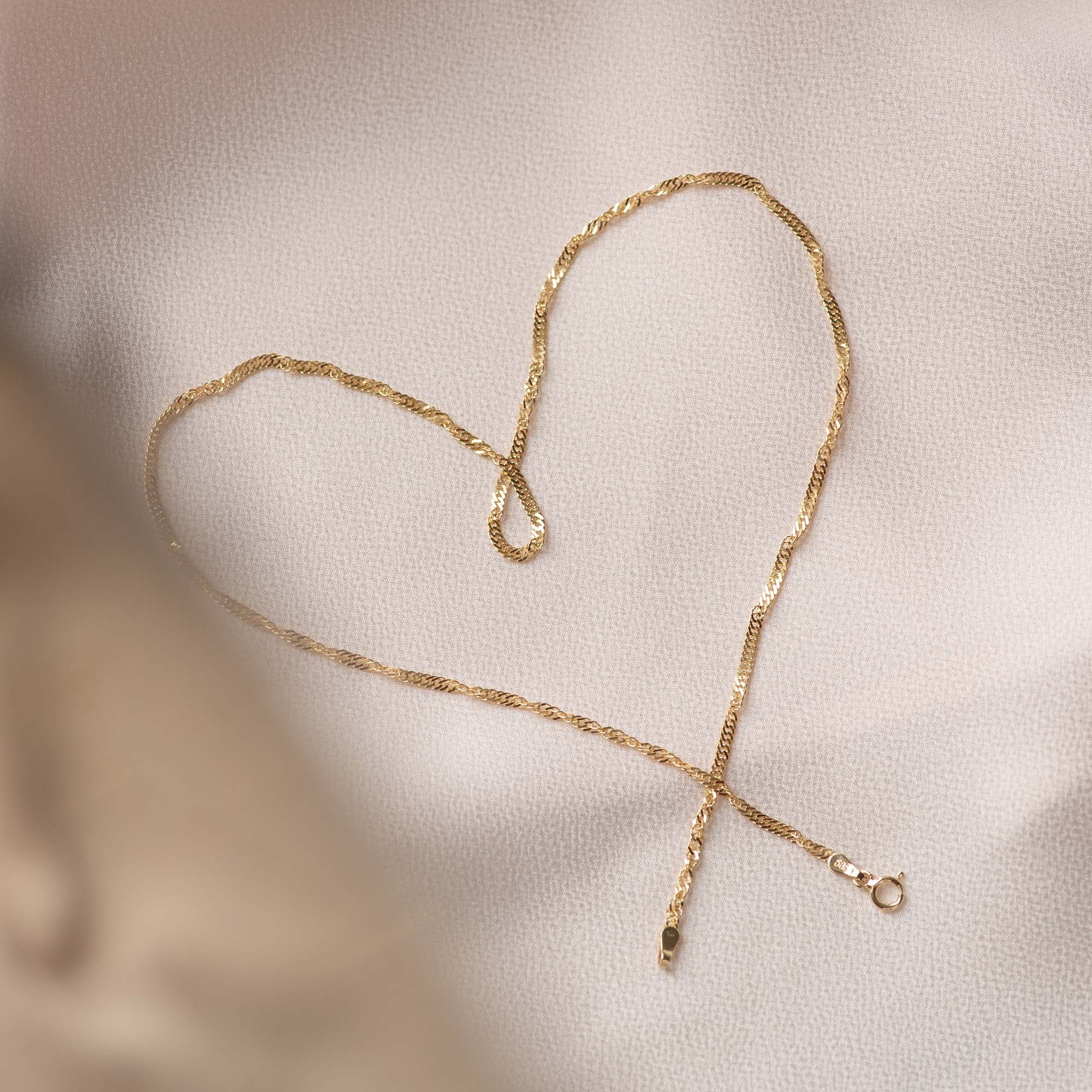 Isabel Bernard Rivoli Lilou 14 Carat Golden Necklace IB340113 - Image 6