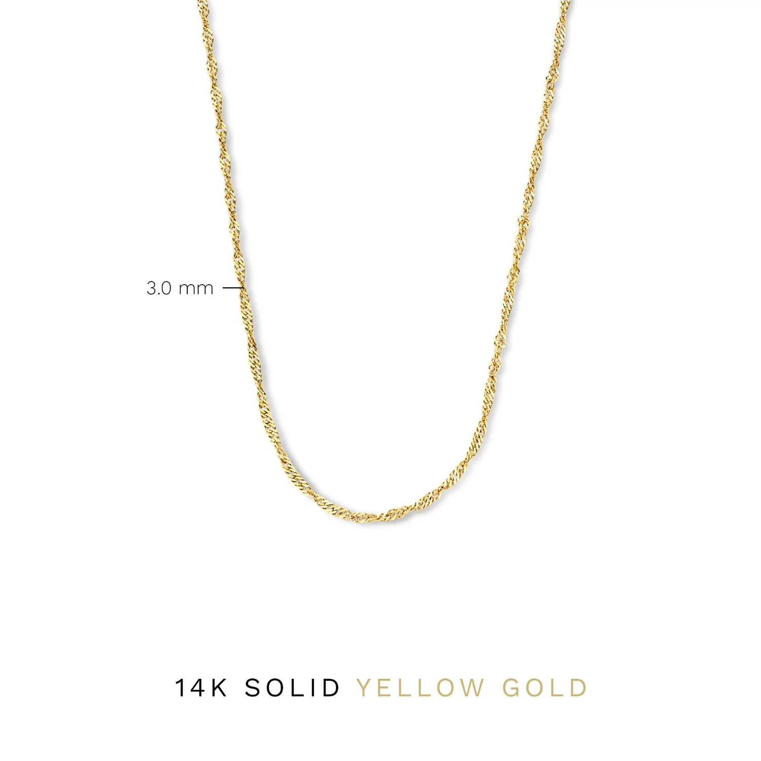Isabel Bernard Rivoli Lilou 14 Carat Golden Necklace IB340113 - Image 9