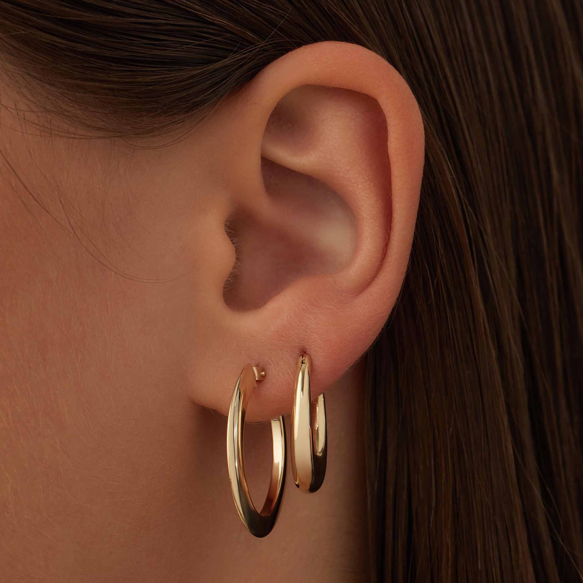 Isabel Bernard Rivoli Maryn 14 Carat Golden Drop earrings IB360246 - Image 2