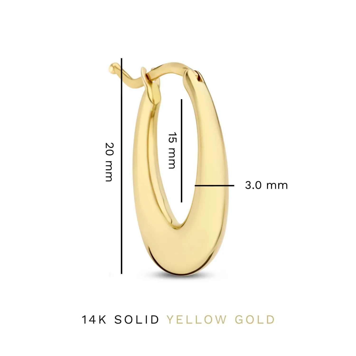 Isabel Bernard Rivoli Maryn 14 Carat Golden Drop earrings IB360246 - Image 4