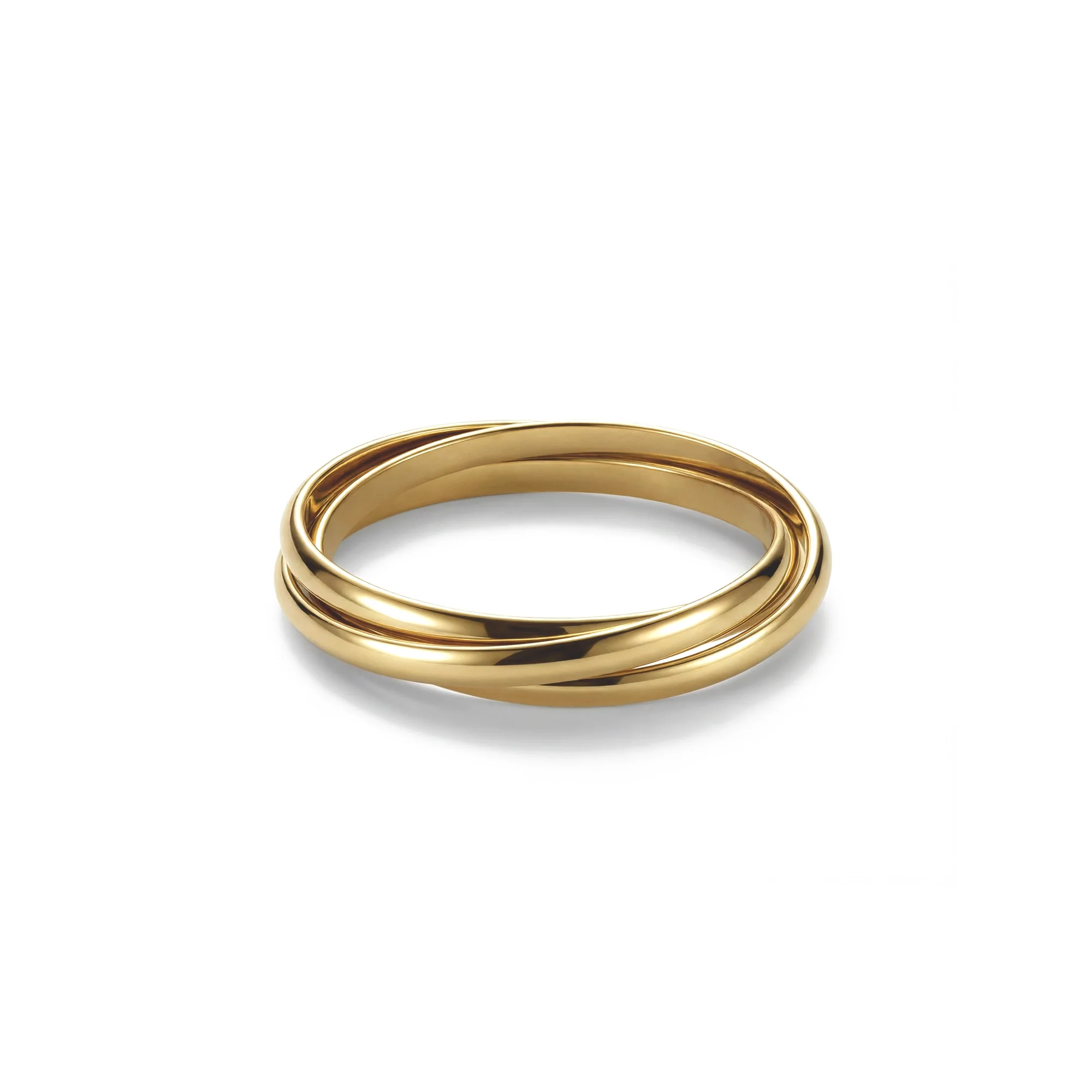 Isabel Bernard Rivoli Méline 14 Carat Golden Trinity Ring IB330078-60 - Image 7
