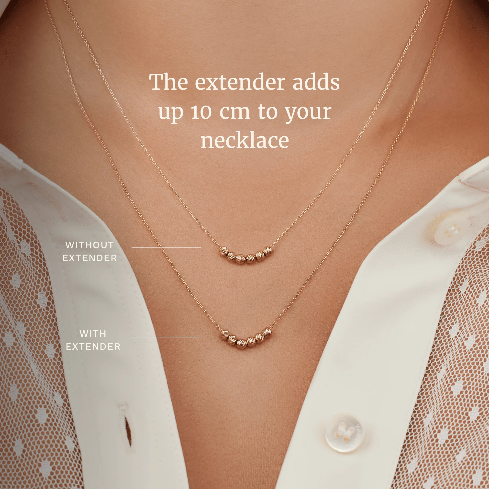 Isabel Bernard Rivoli Nicole 14 Carat Golden Necklace verlengstuk IB340106 - Image 4