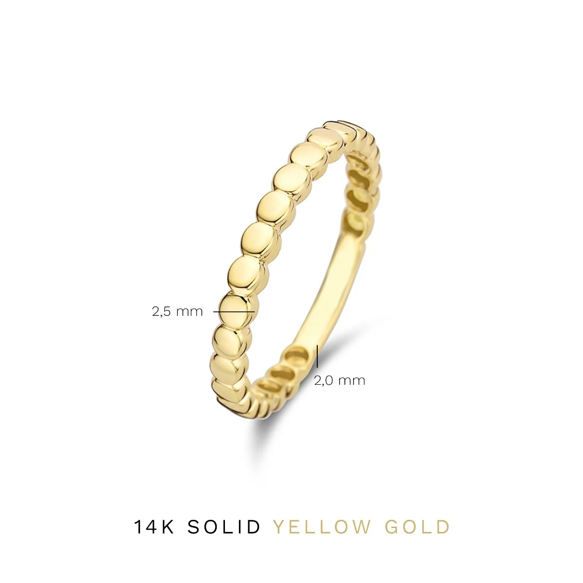 Isabel Bernard Rivoli Zélie 14 Carat Gold Ring IB330067-52 (size: 52) - Image 9