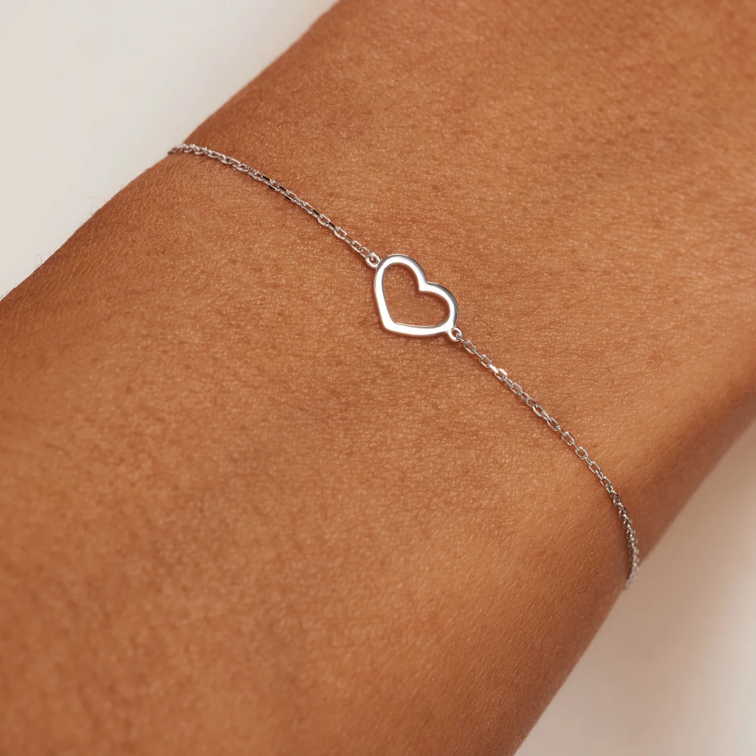 Isabel Bernard Saint Germain Amore 14 Carat White Golden Bracelet IB320052 - Image 2